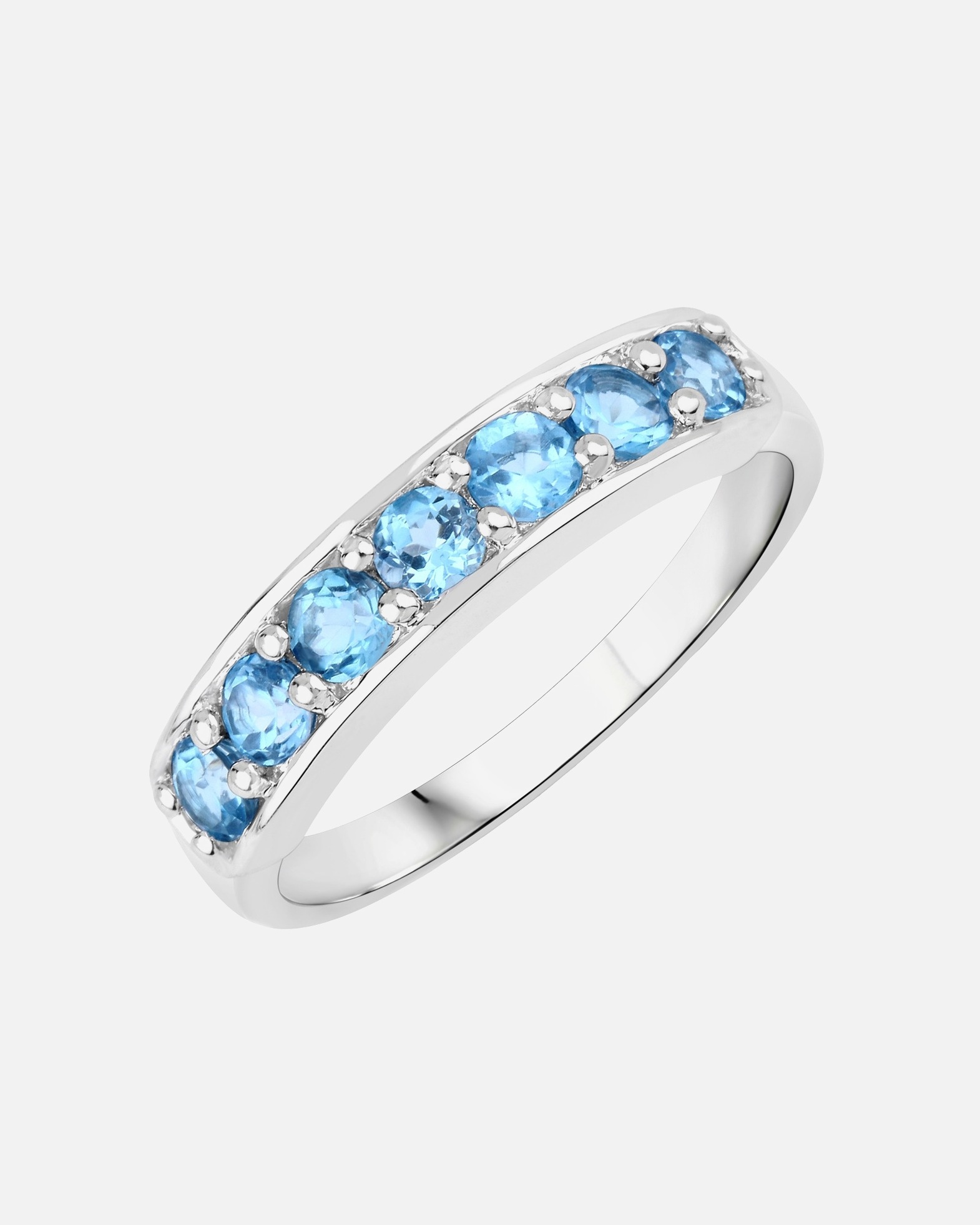 Bague pour Femme Rafaela Donata Bague Argent sterling Topaz bleu en Argent 58