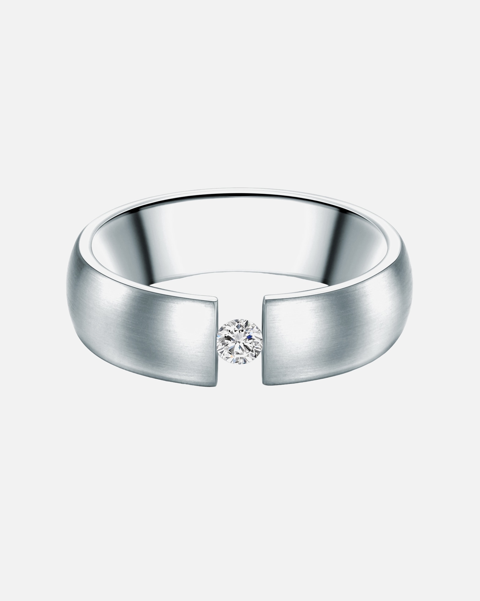 Bague pour Femme Trilani Bague en Acier inoxydable en Argent 58