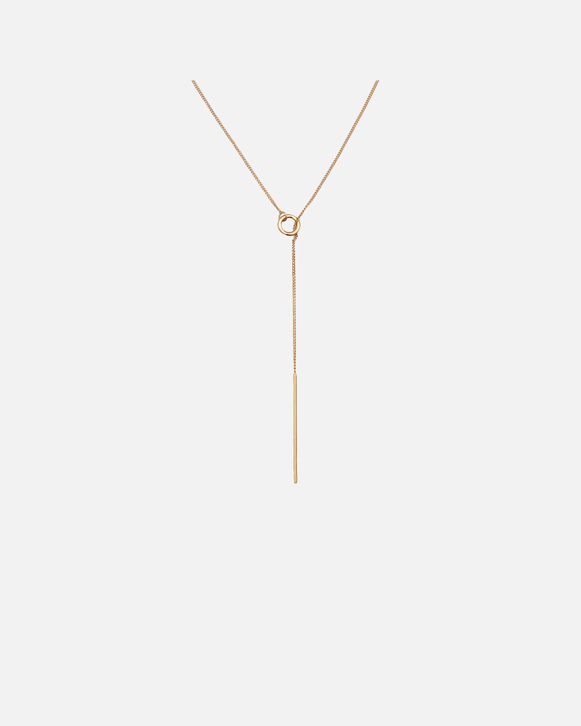 Collier pour Femme Elli PREMIUM Collier-Y sans pierre 375 Or Jaune 45