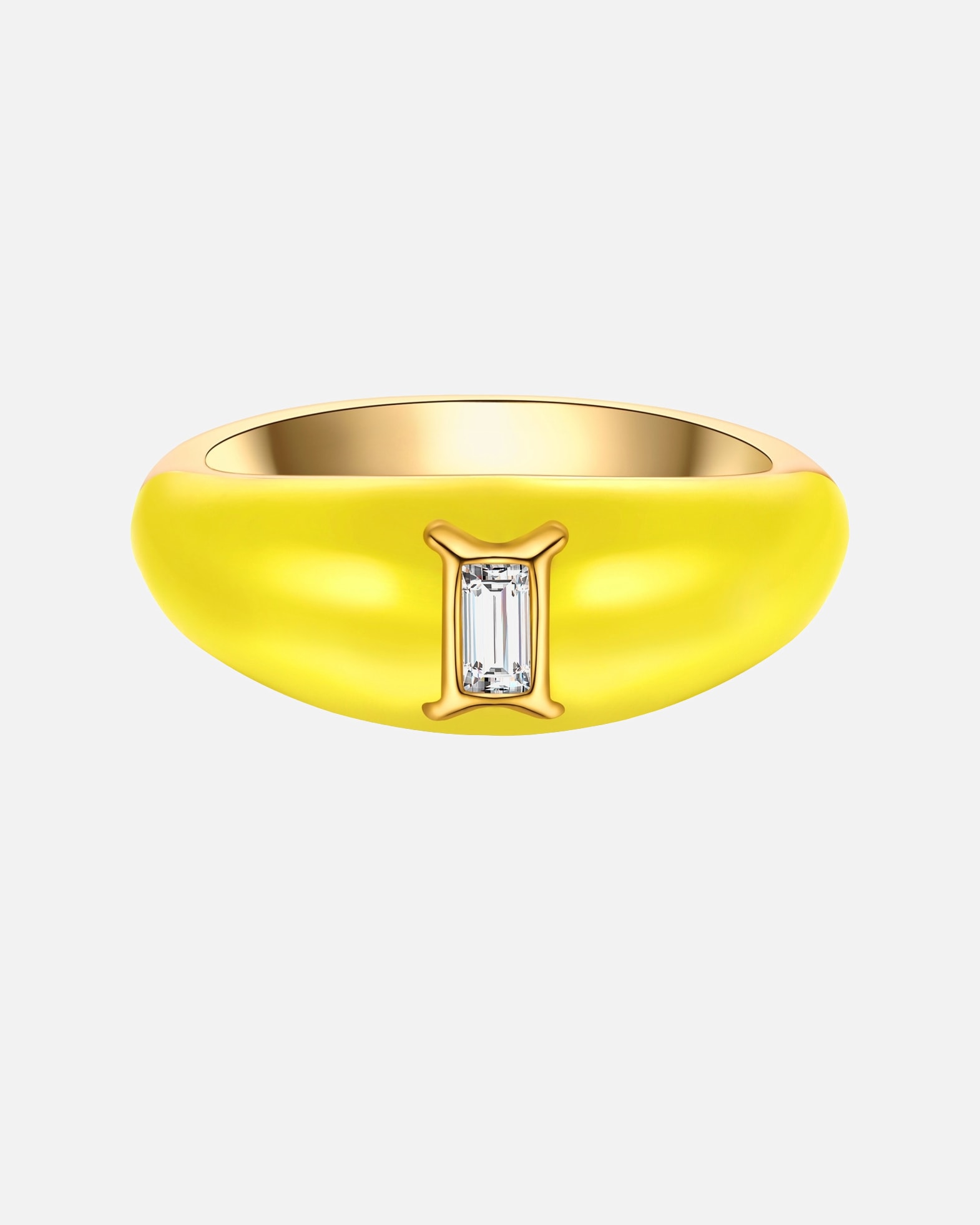 Bague pour Femme Glanzstücke München Bague Zodiaque Gémeaux en Argent sterling en Or jaune 56