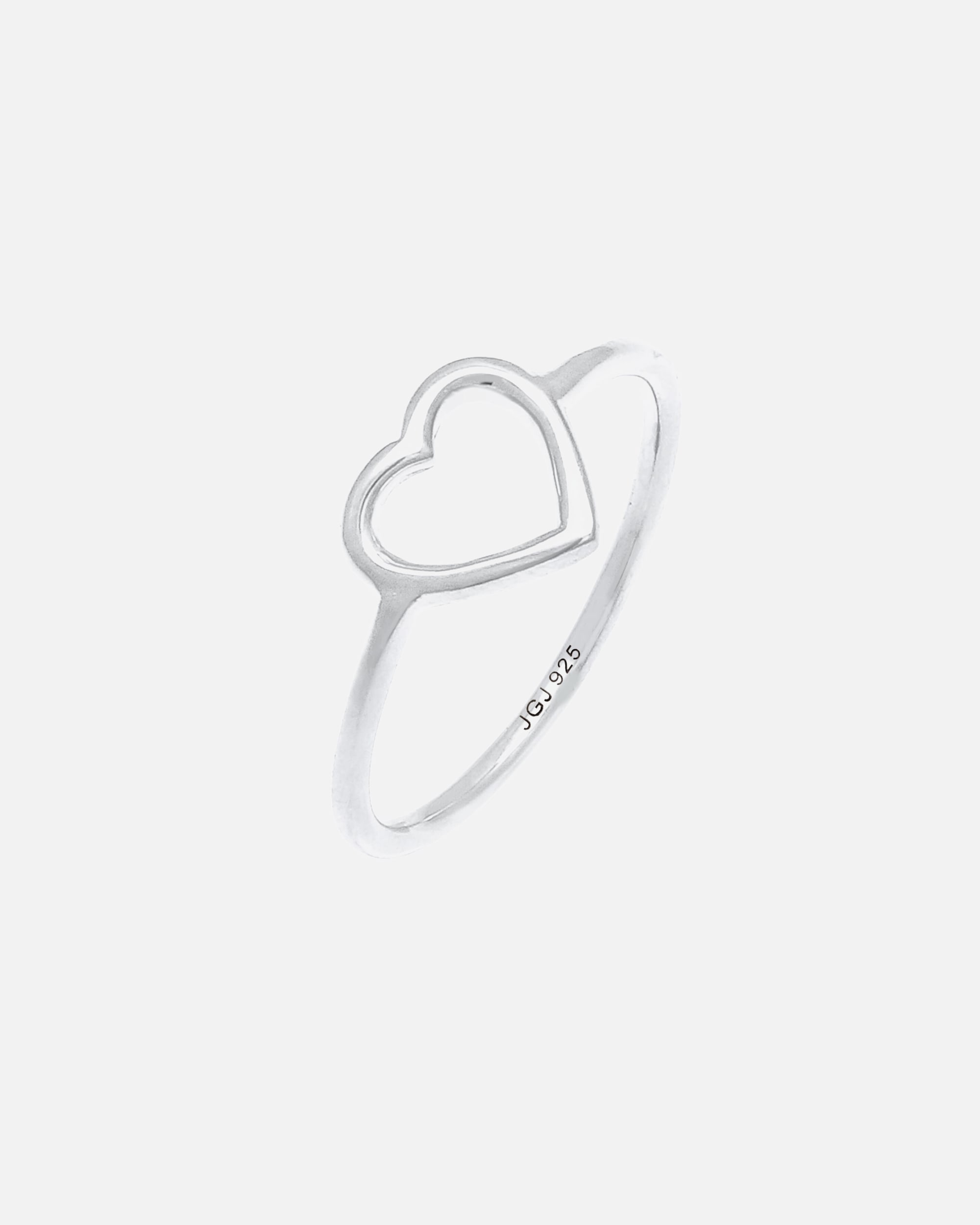 Bague pour Femme Elli Cœur Cut Out Design filigrane Argent Sterling 925 52