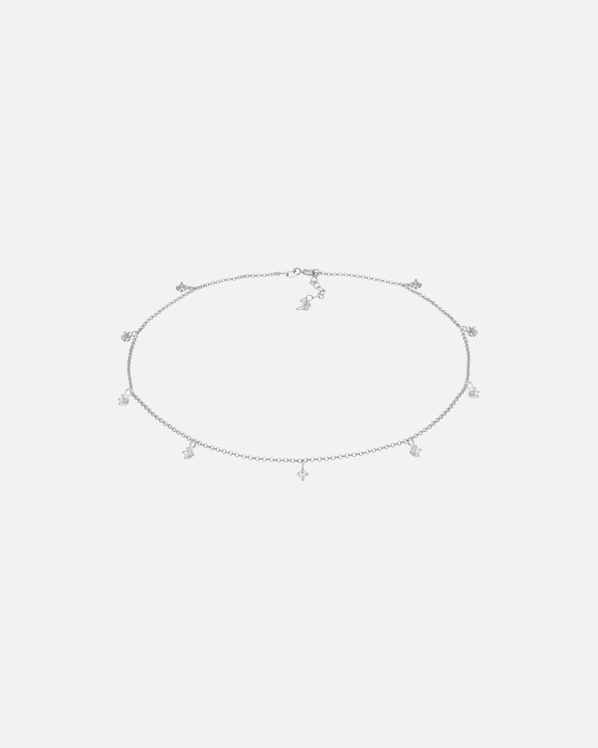 Collier pour Femme Elli Femmes Choker Solitaire étincelant avec Cristaux de zirconium en Argent Sterling 925 silberfarben