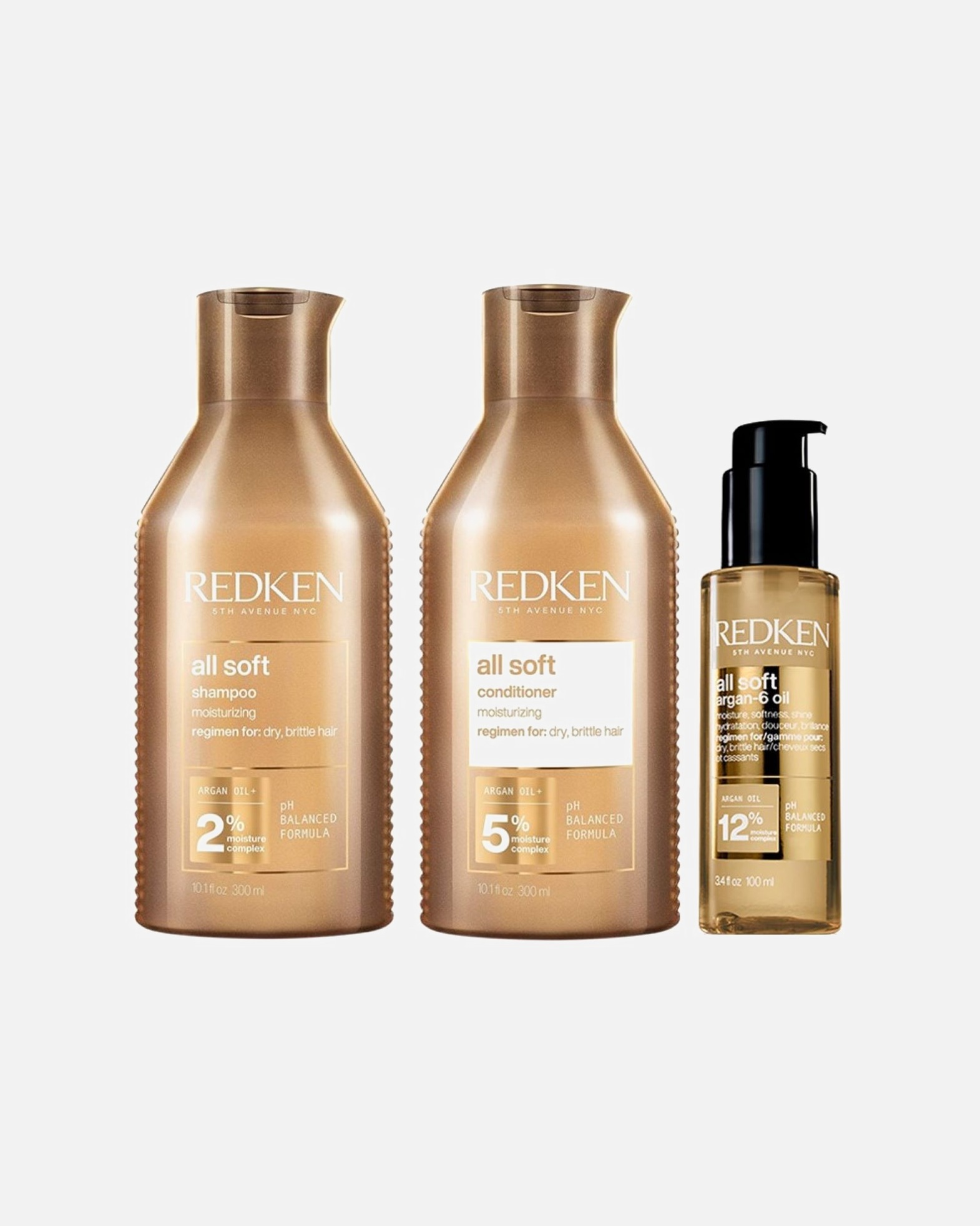 Coffret soin cheveux pour Femme Redken All Soft Coffret Argan Oil 1 pièce