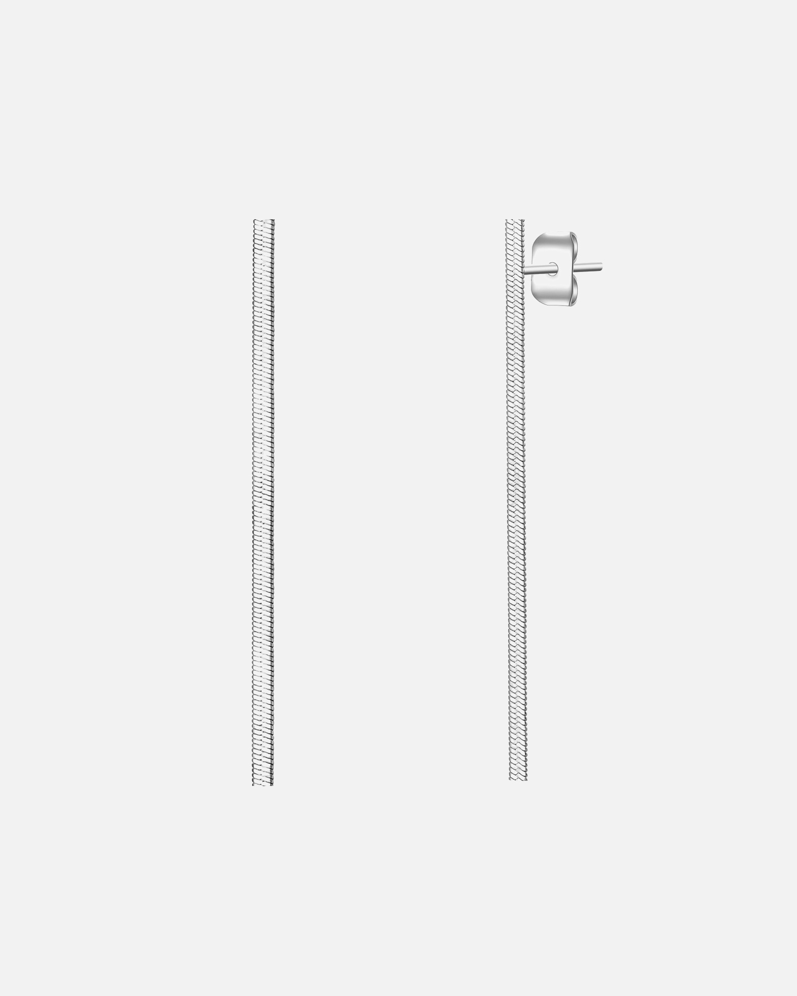 Boucles d'oreilles pour Femme Eastside Boucles d´oreilles en Acier inoxydable en Argent 45,7 mm