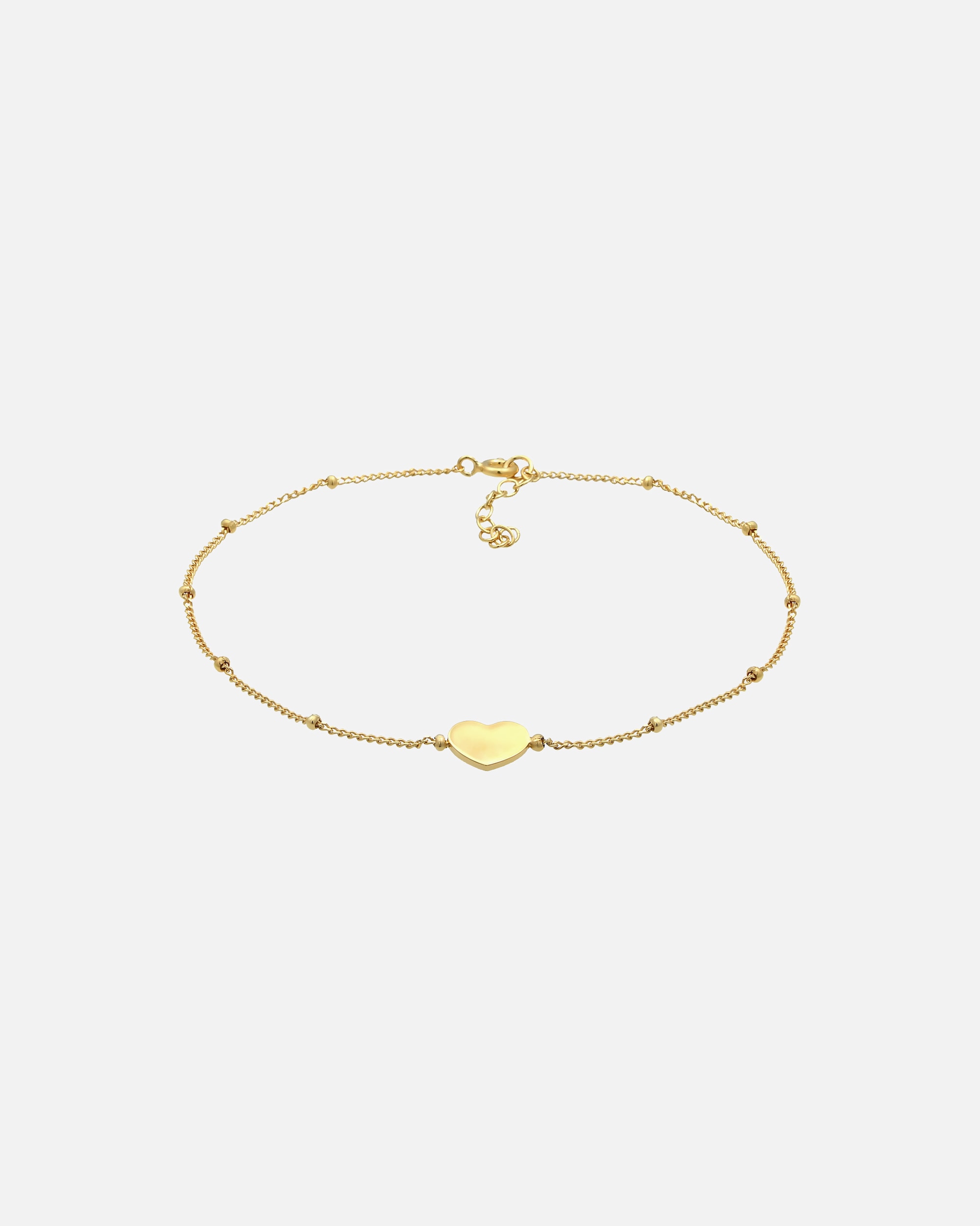 Bijoux pour Femme Elli Collier boule cœur Ludique Été 925 Argent goldfarben