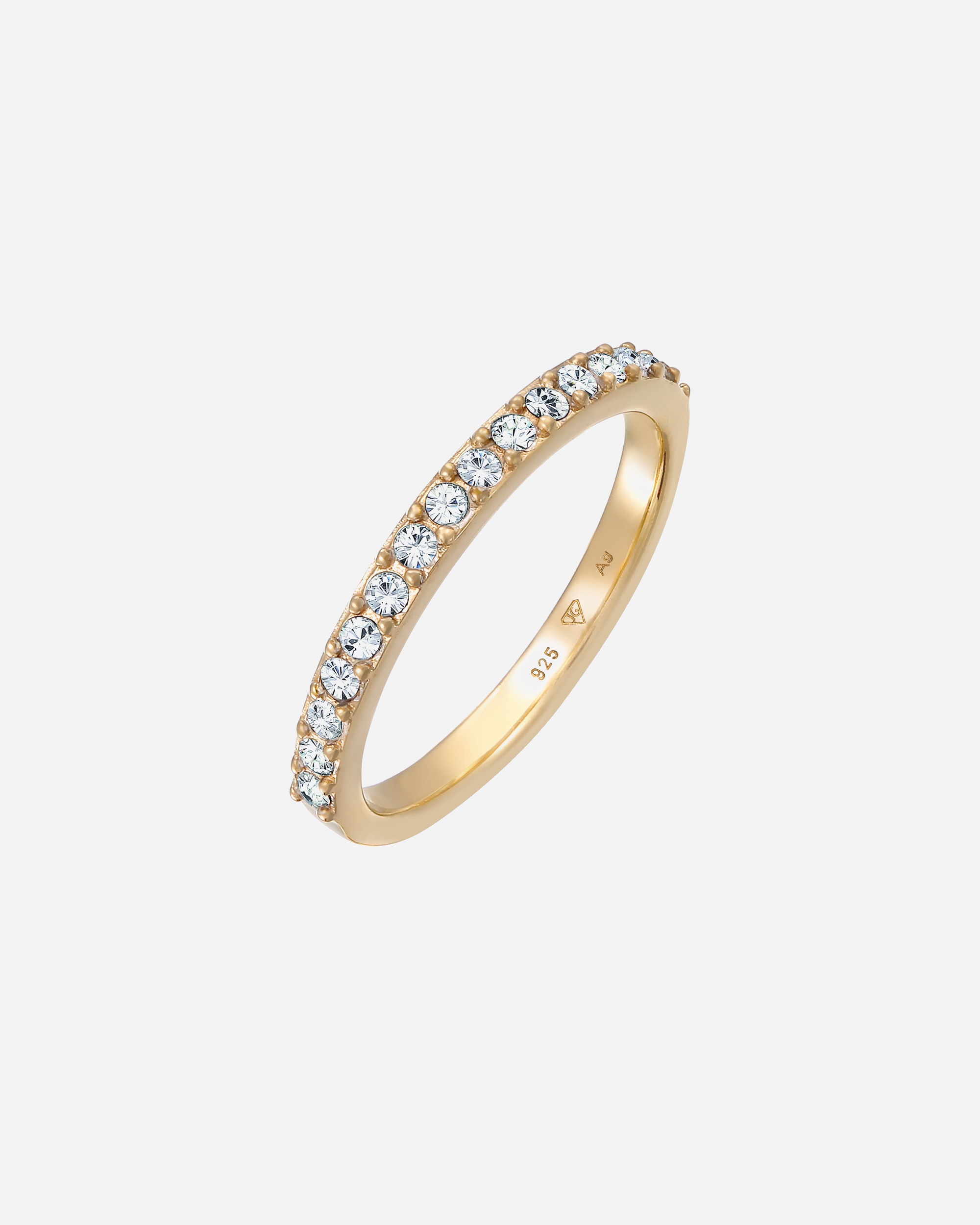 Bague pour Femme Elli Memoire Bandring Kristalle 925 Silber 52
