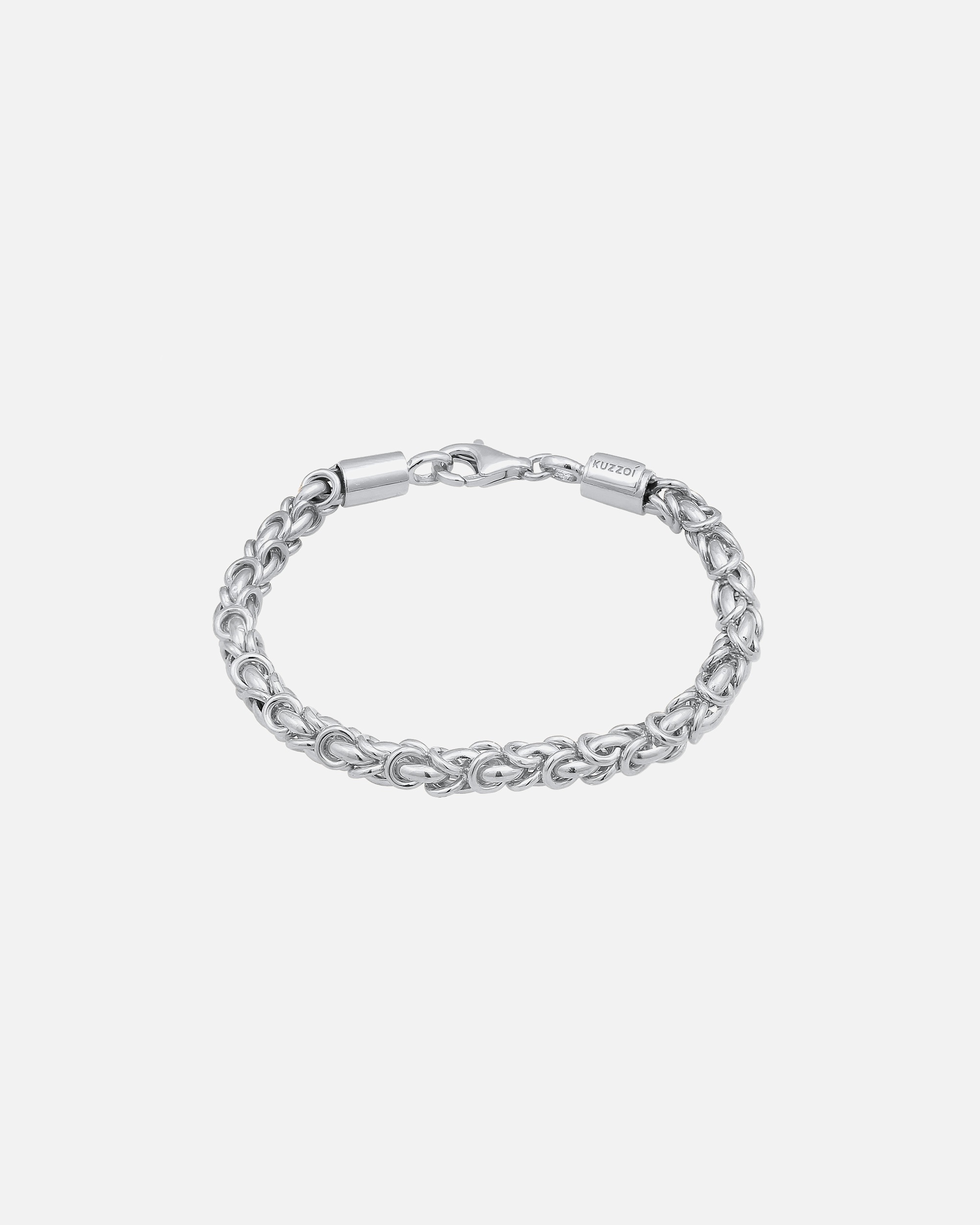 Bracelet pour Homme KUZZOI Maillons hommes de base Massif en argent sterling 925 19