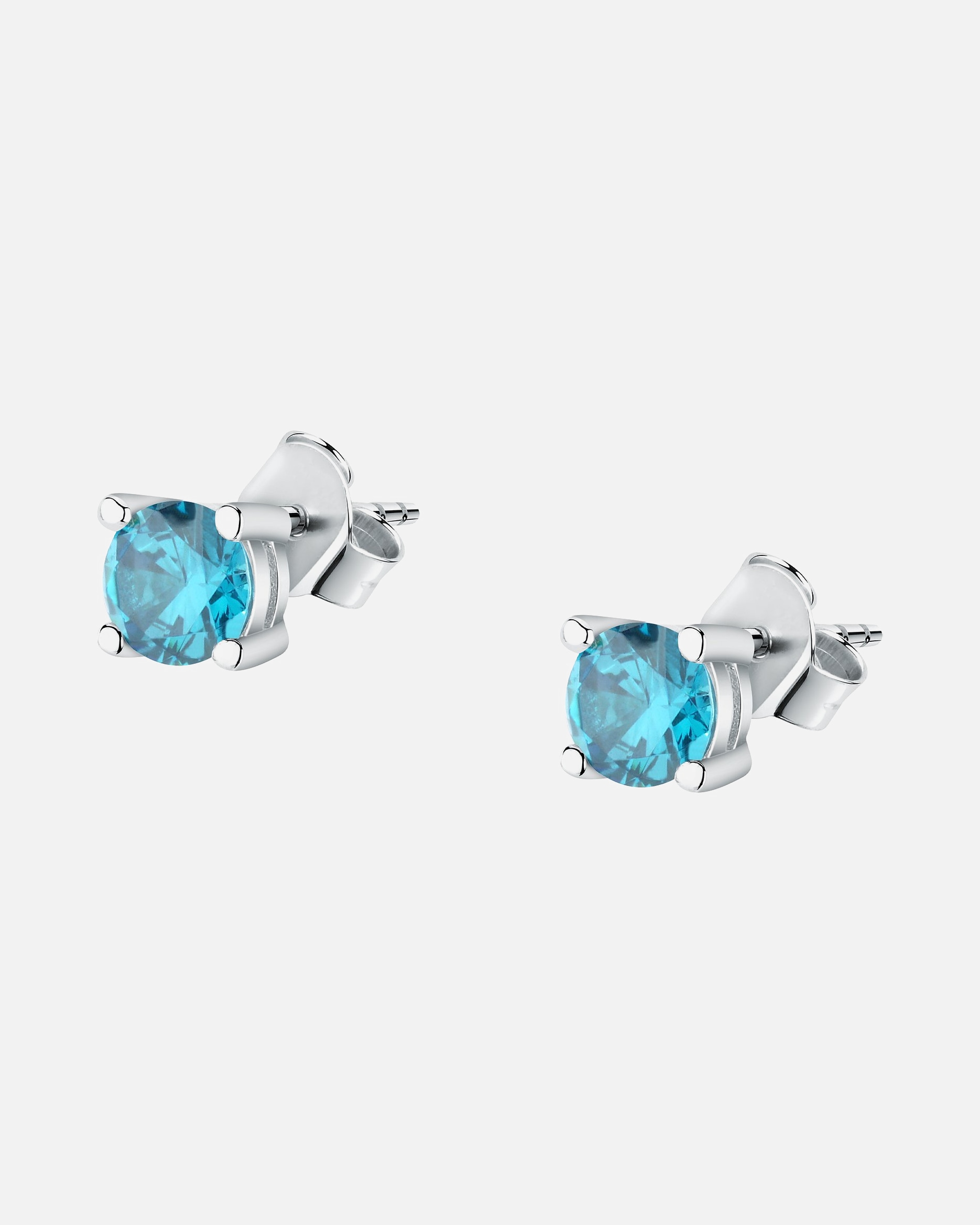 Boucles d'oreilles pour Femme La Petite Story Default Brand Line Boucles d'oreilles bleu, argent