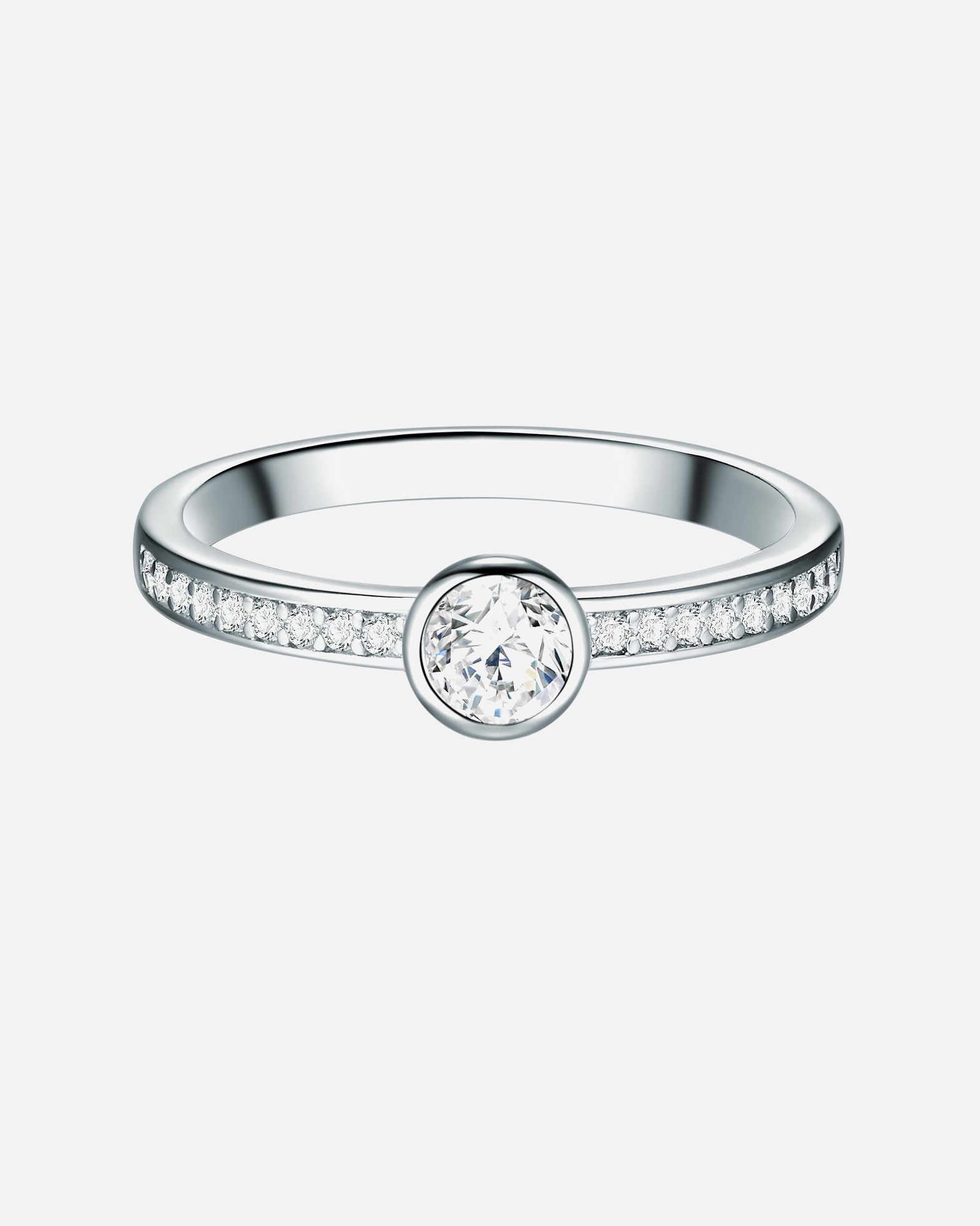 Bague pour Femme Trilani Bague en argent Argent sterling Oxyde de zirconium (CZ) en Argent 58