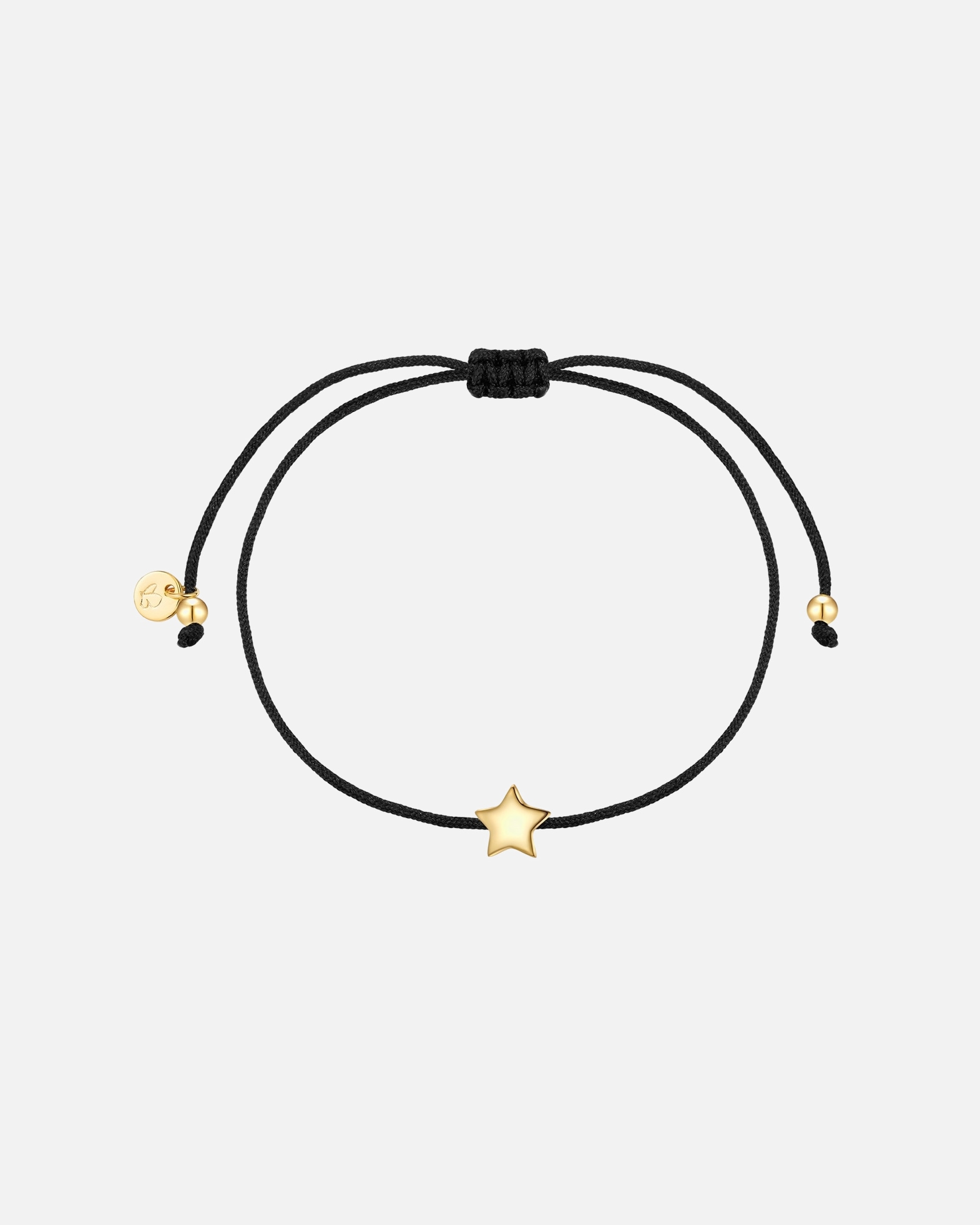 Bracelet pour Femme Glanzstücke München Bracelet étoile en argent sterling en or jaune Réglable 15,0 - 22,0 cm