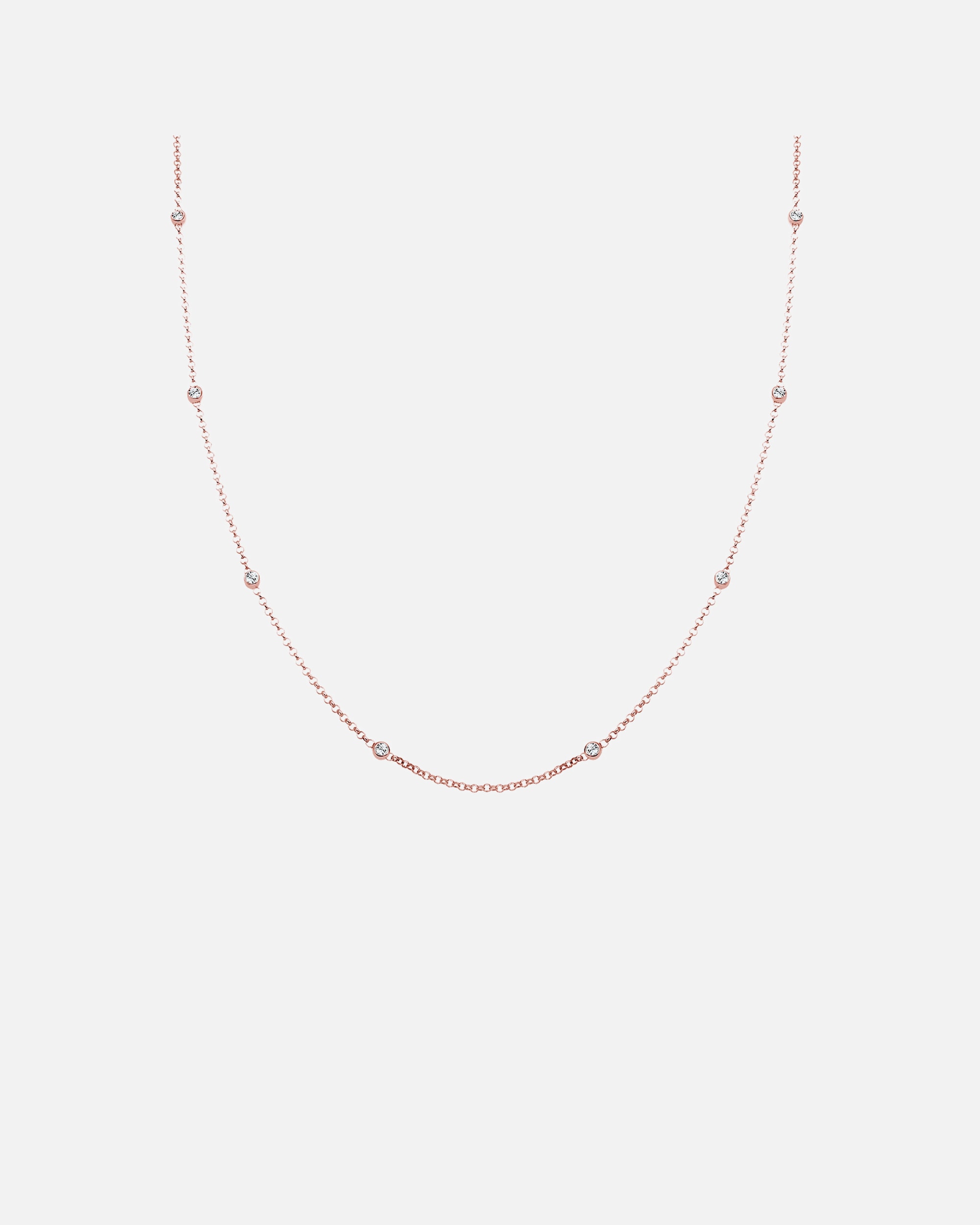 Collier pour Femme Elli Solitaire Basic Cristaux 925 Argent 45