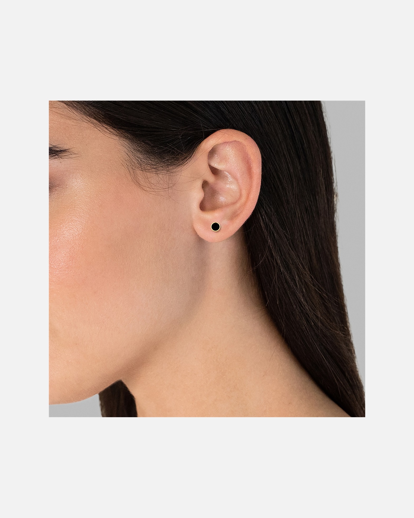 Boucles d'oreilles pour Femme Glanzstücke München Boucles d'oreilles or jaune, noir