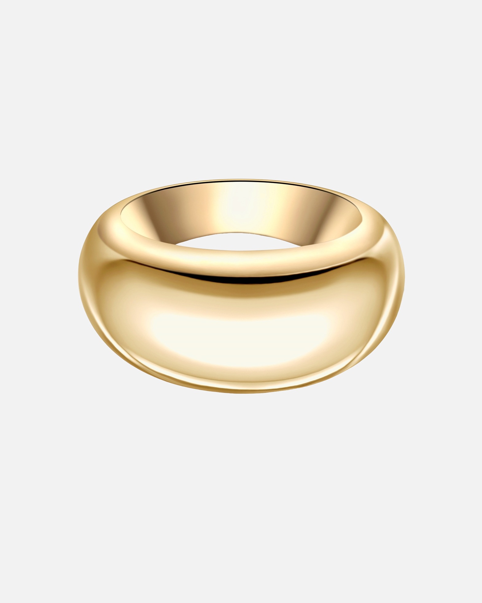 Bague pour Femme Yokoamii Bague en Laiton doré 56