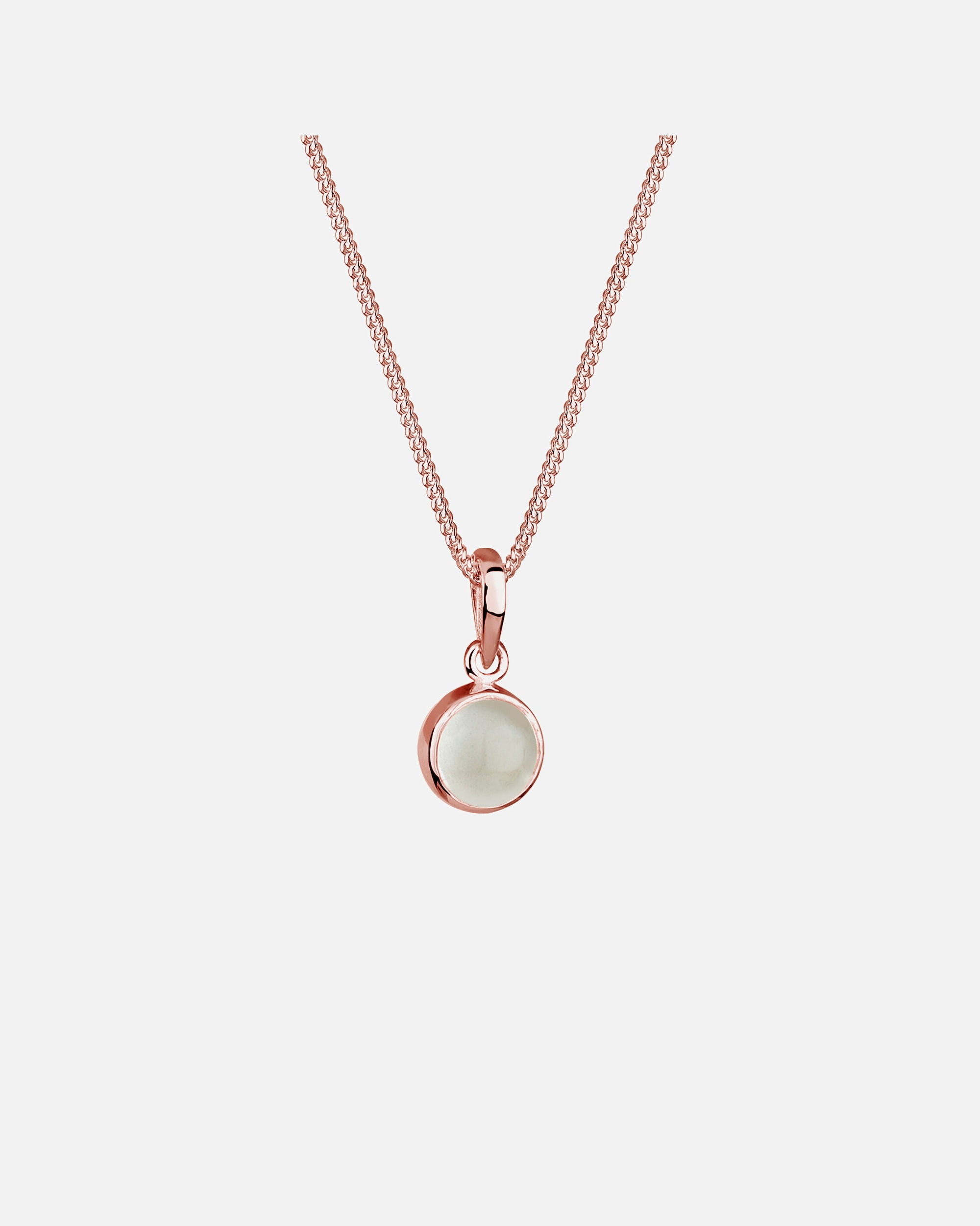 Collier pour Femme Elli Pendentif classique en pierre de lune 925 Argent 55