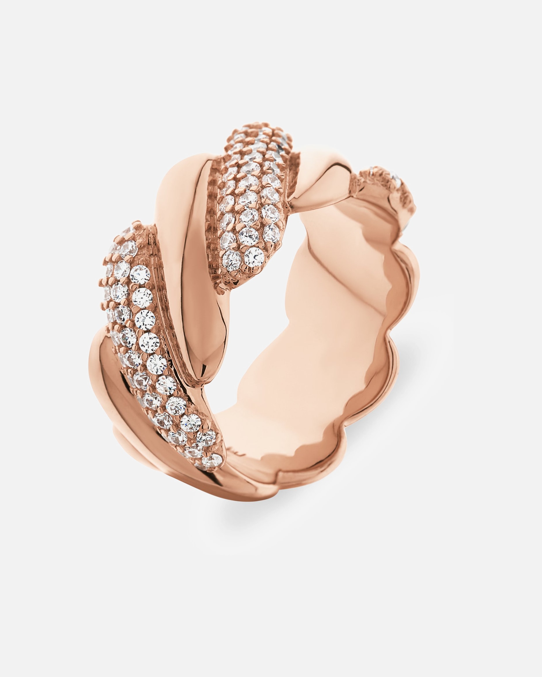 Bague pour Femme Jette Bagues or rose 51