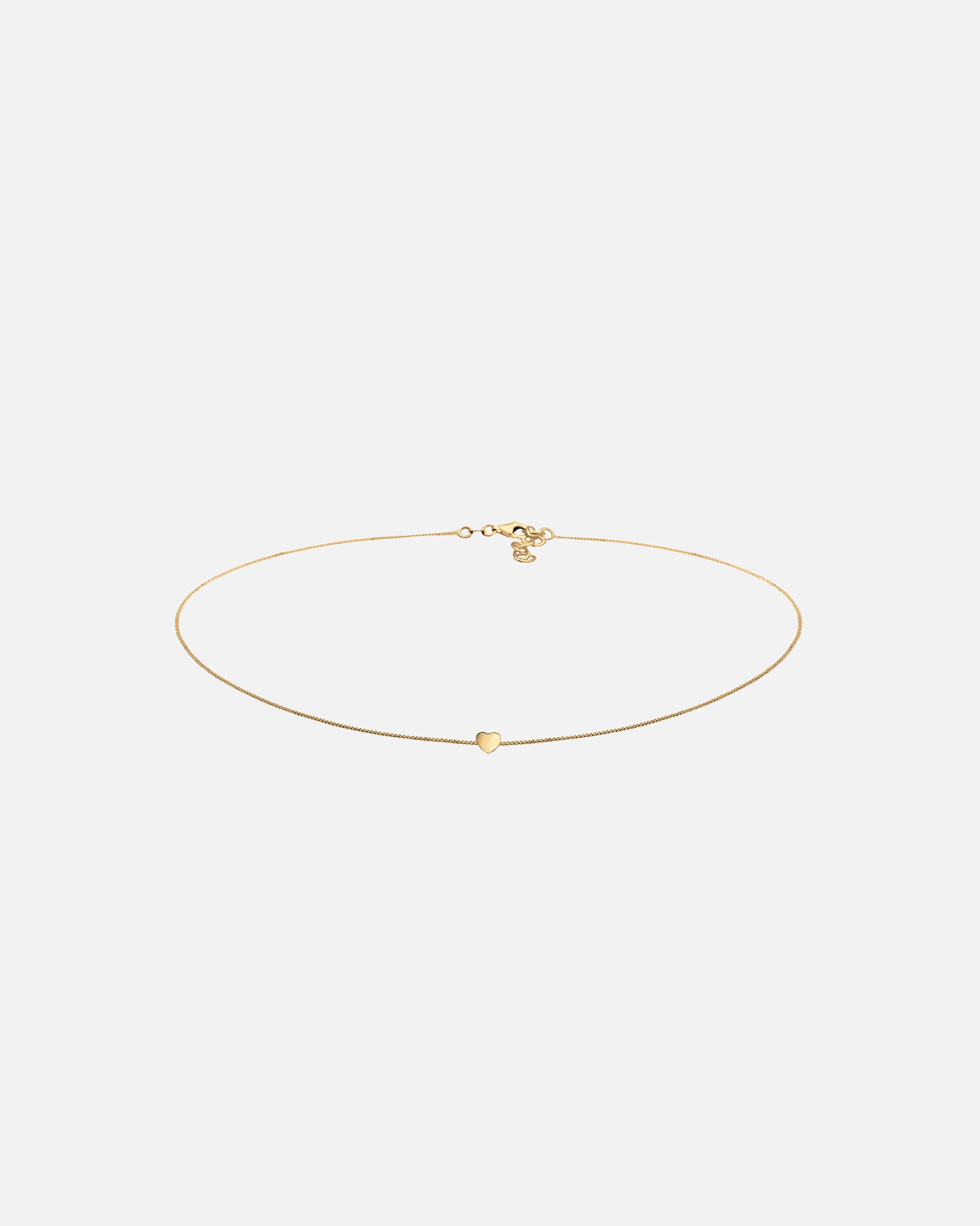 Collier pour Femme Elli Choker Cœur Amour 925 Argent goldfarben