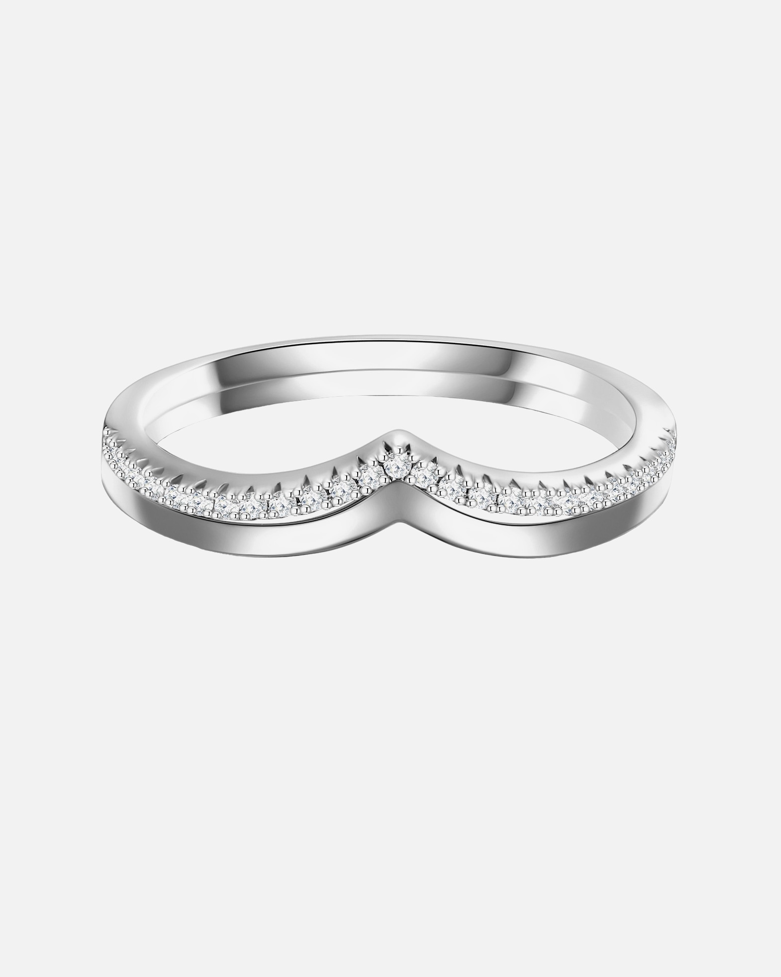 Bague pour Femme Glanzstücke München Bague en argent Argent sterling Oxyde de zirconium (CZ) en Argent 48