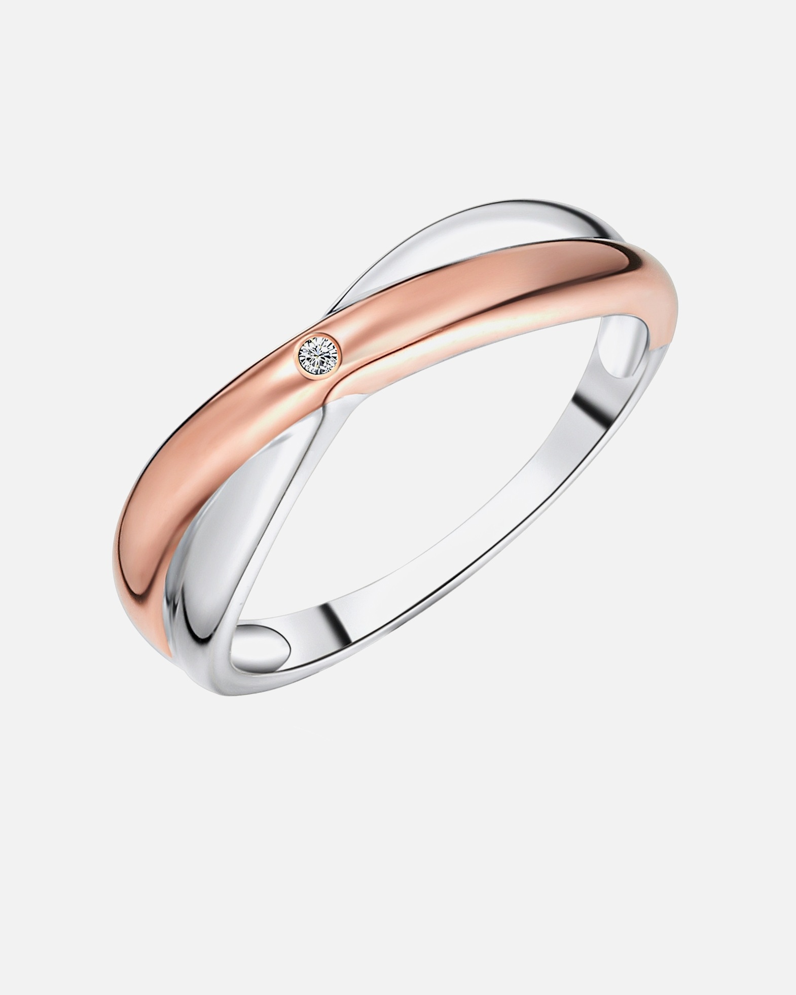 Bague pour Femme Rafaela Donata Bague en diamant Argent sterling Diamant en Argent 52