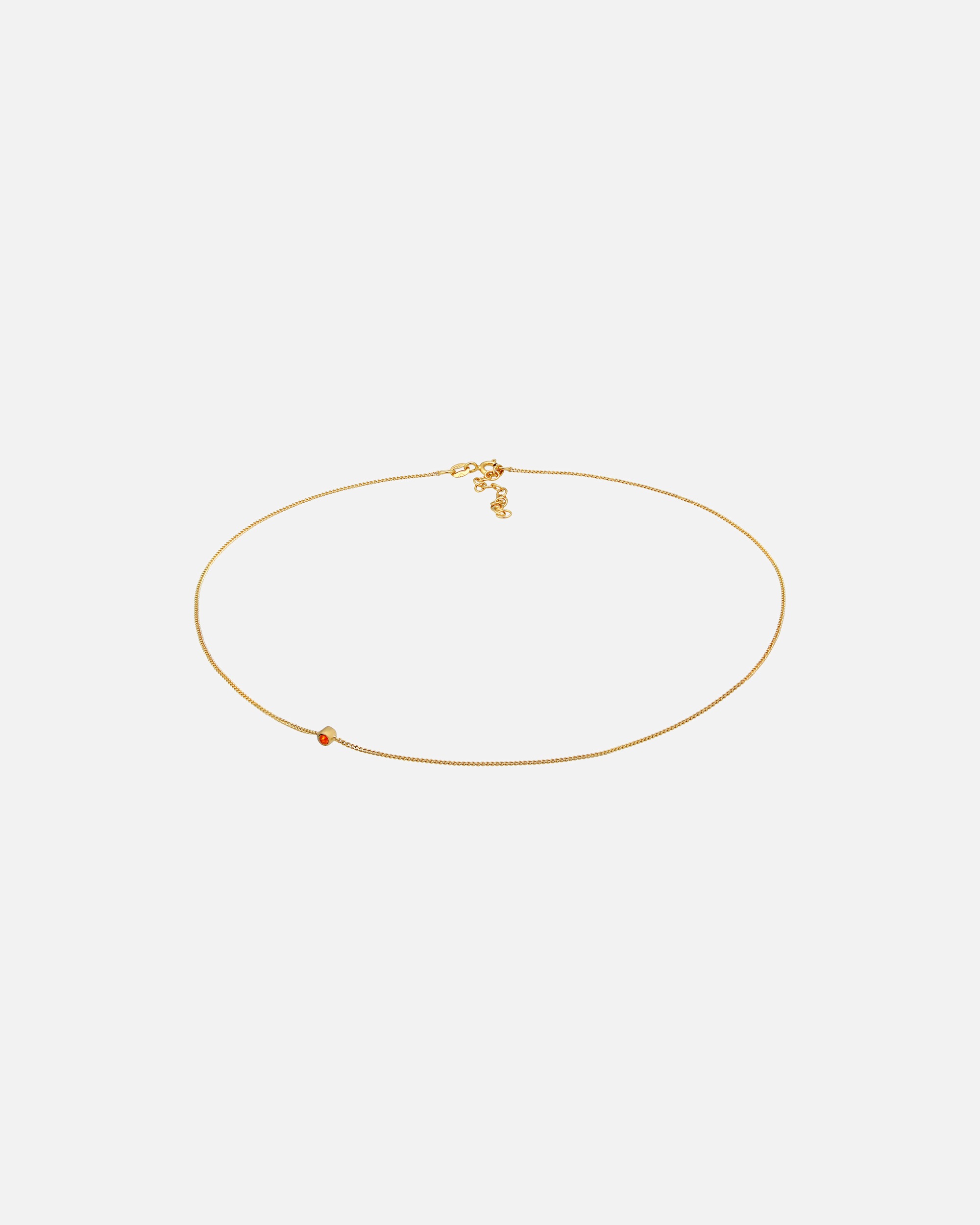 Collier pour Femme Elli Tour de cou pour dames Filigrane Trend avec Opale synthétique en argent sterling 925 goldfarben