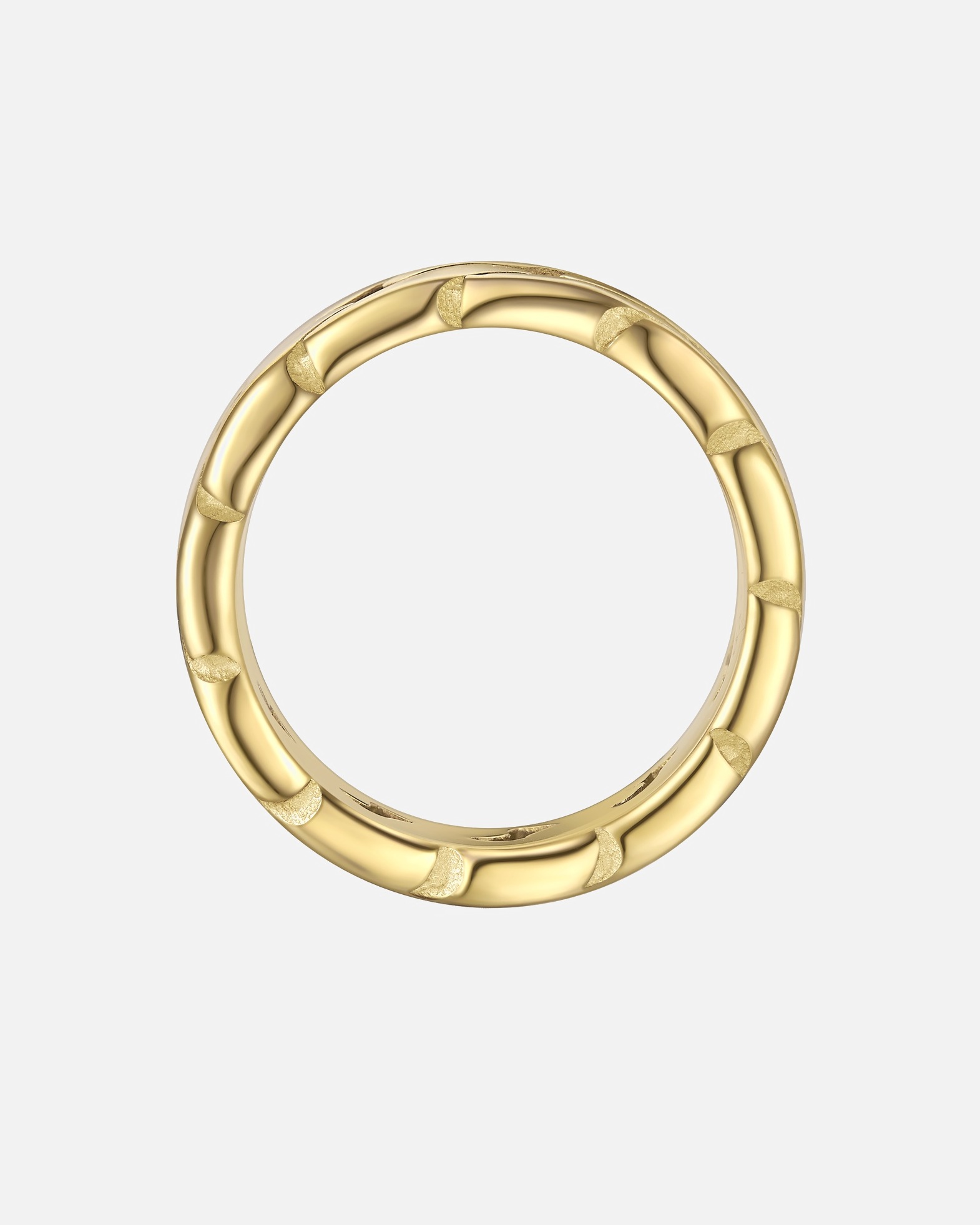 Bague pour Homme True Rebels Bague en Acier Inoxydable en or jaune 70