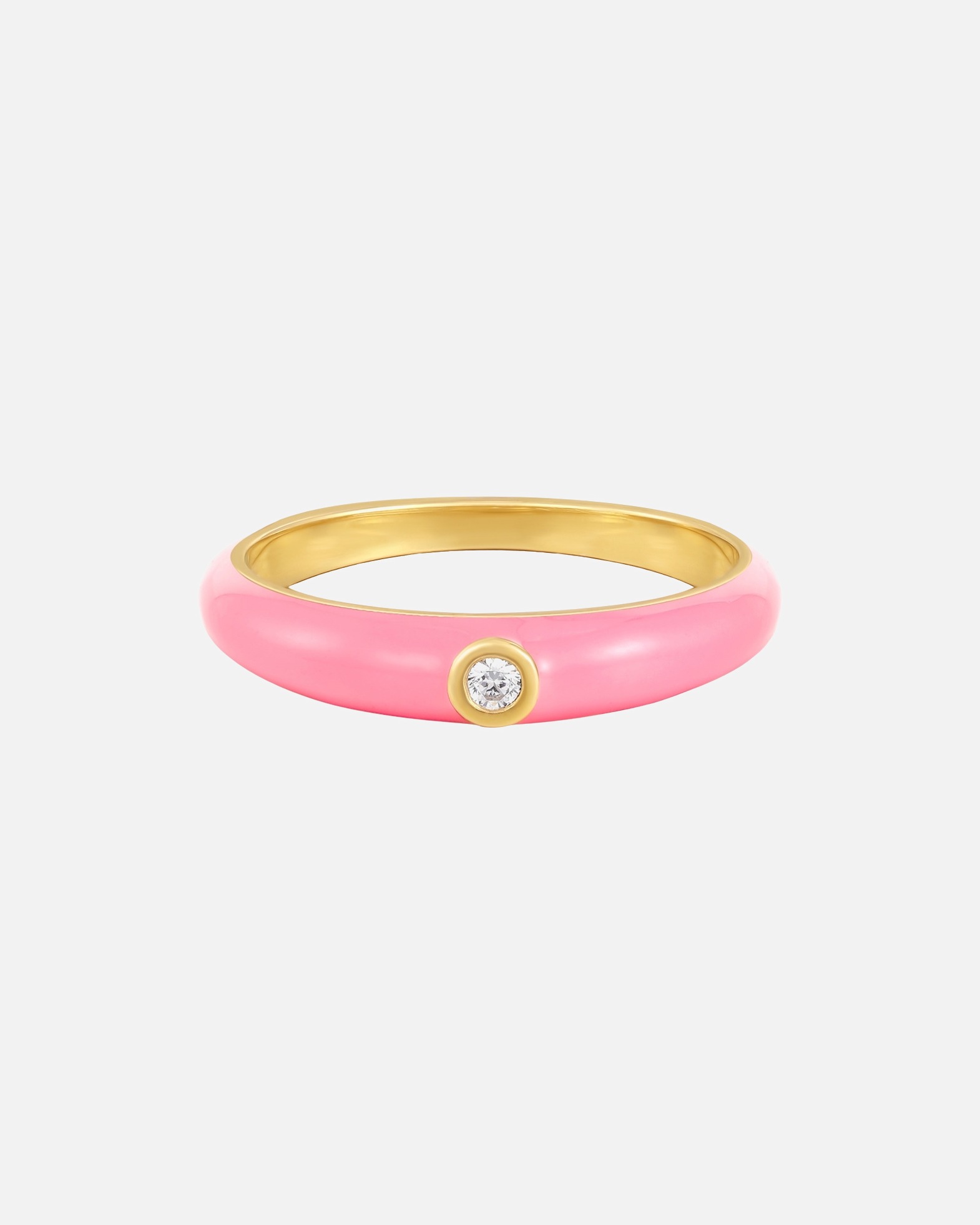 Bague pour Femme Glanzstücke München Bague Argent sterling Oxyde de zirconium (CZ) en Or jaune 48