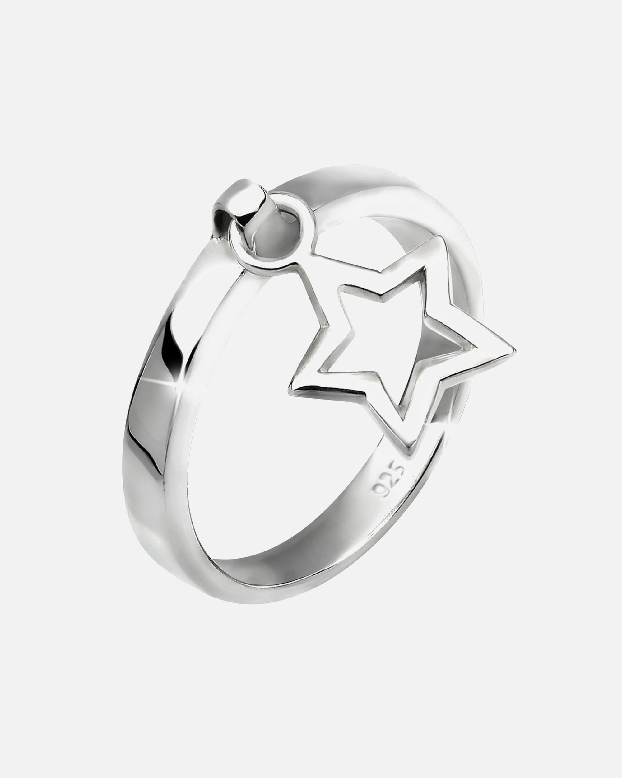Bague pour Femme Elli Femmes pendentif étoile en argent sterling 925 52