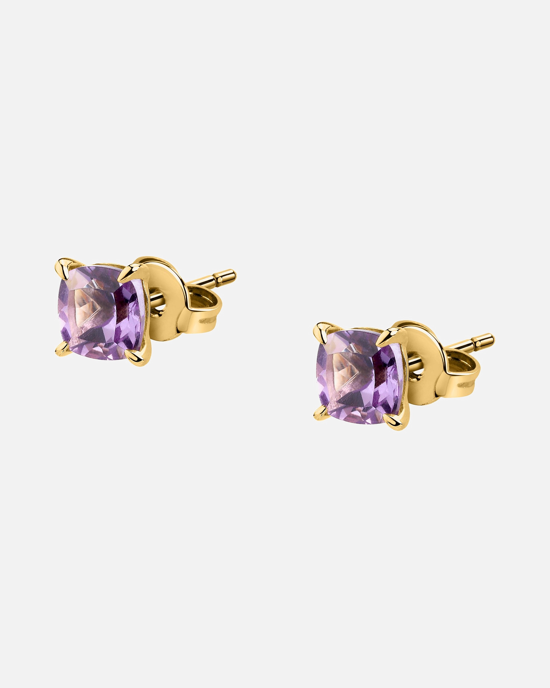 Boucles d'oreilles pour Femme CHRIST Boucles d'oreilles or jaune, lilas