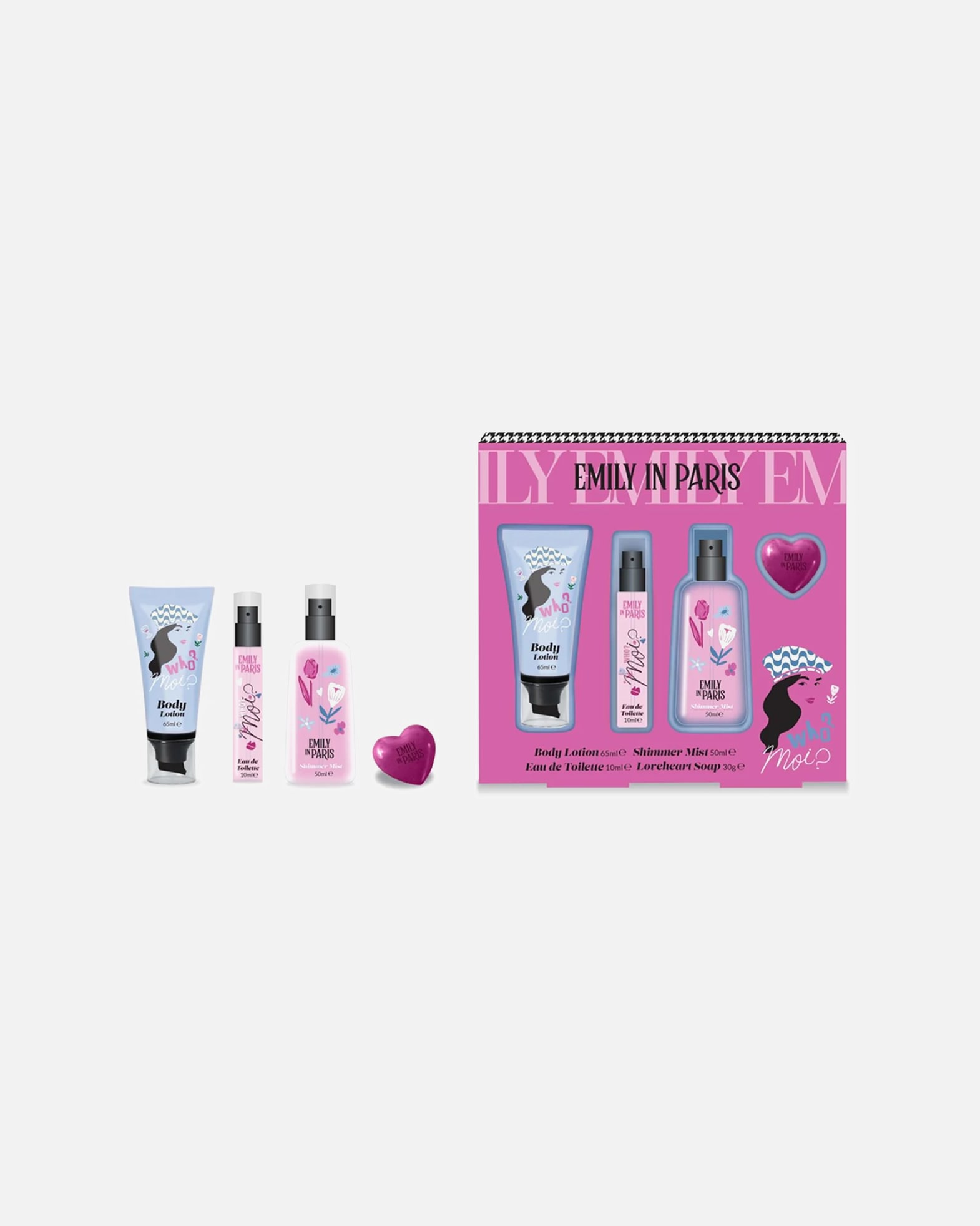 Coffret soin corps pour Unisexe 001 Skincare London Coffret Body Lotion + Shimmer Mist + Eau de Toilette + Loveheart Soap Coffret Body Lotion + Shimmer Mist + Eau de Toilette + Loveheart Soap