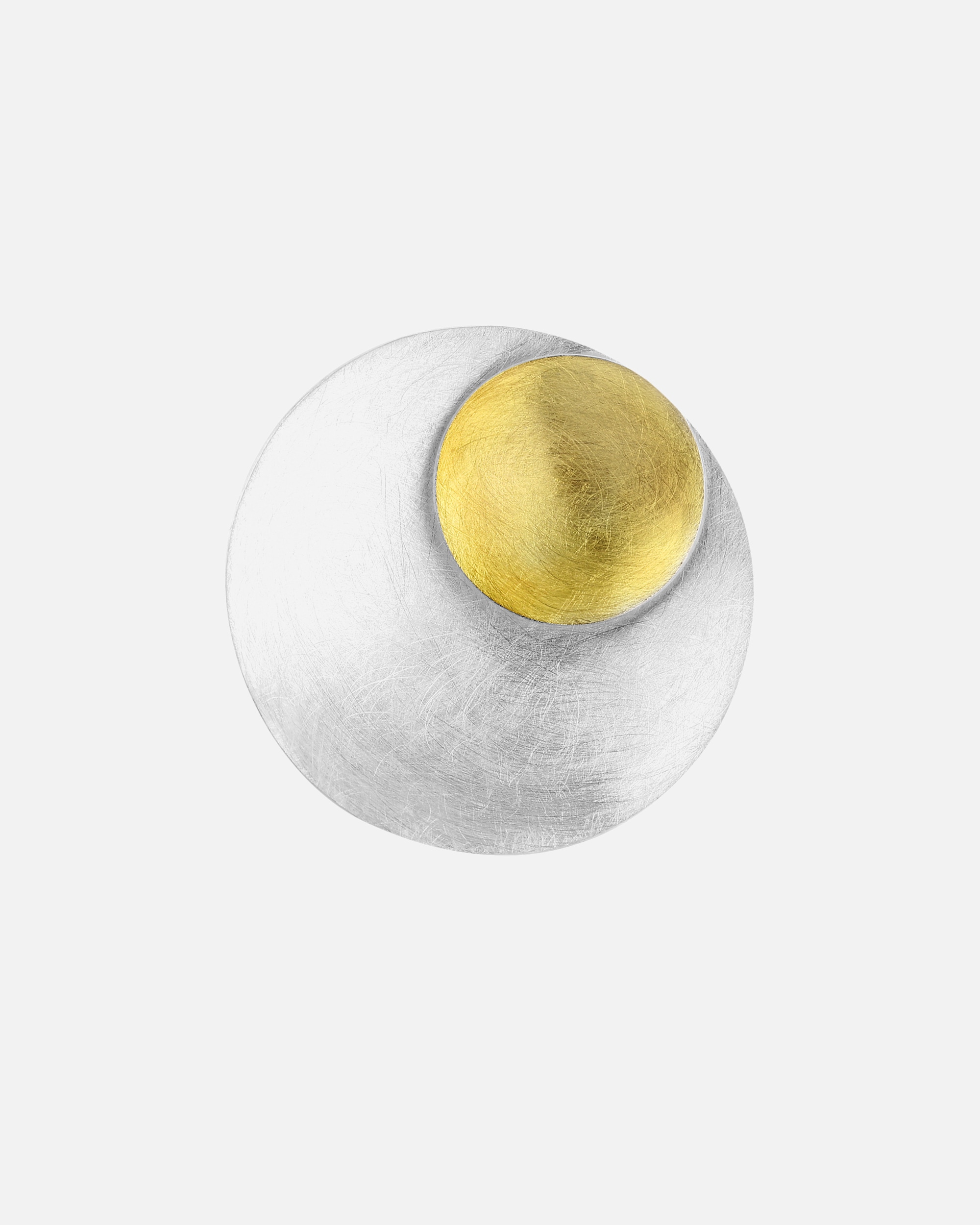 Pendentif pour Femme Nenalina Femmes Rond Pendentif Elégant en argent sterling 925 plaqué or silberfarben