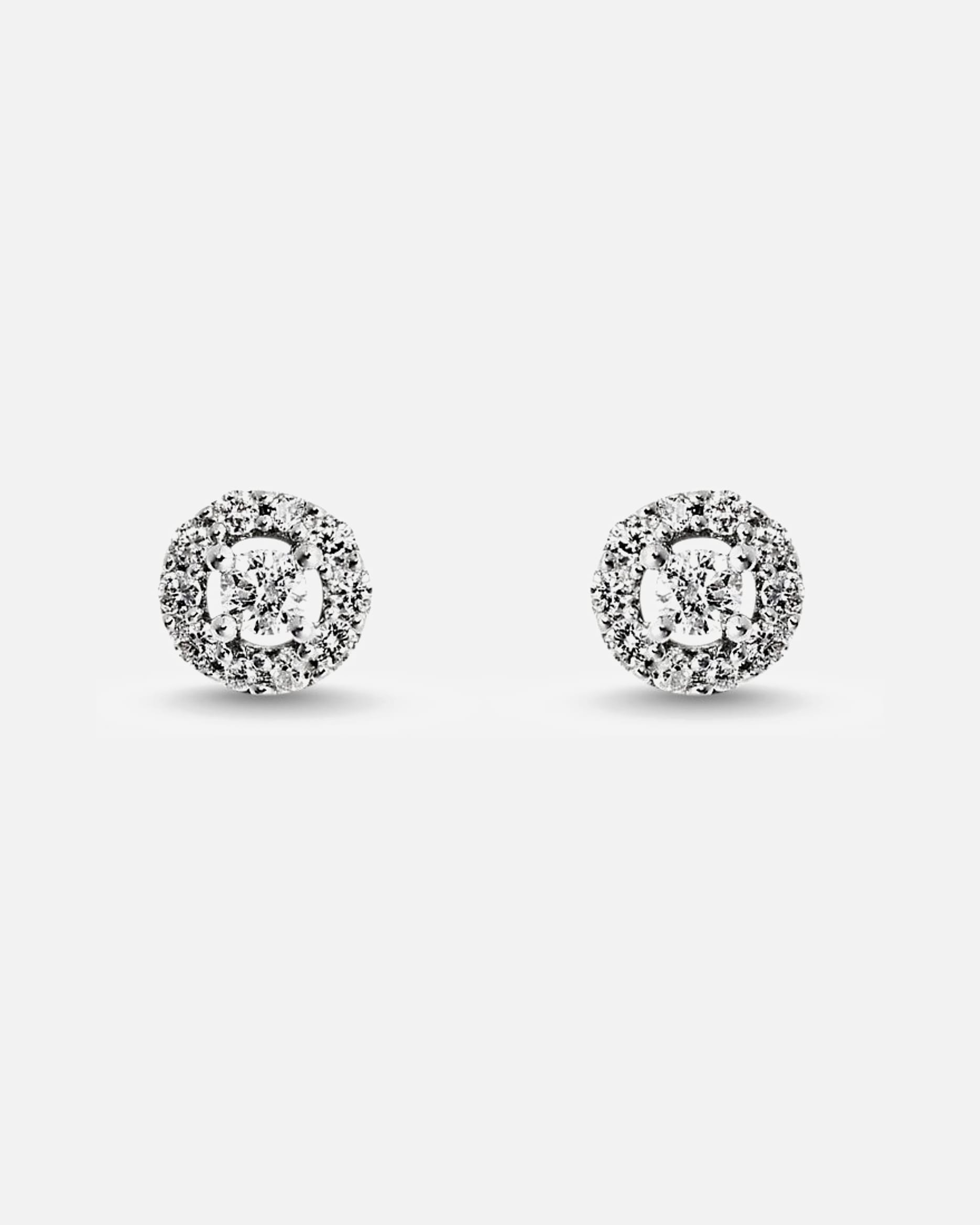Boucles d'oreilles pour Femme CHRIST Boucles d'oreilles or blanc