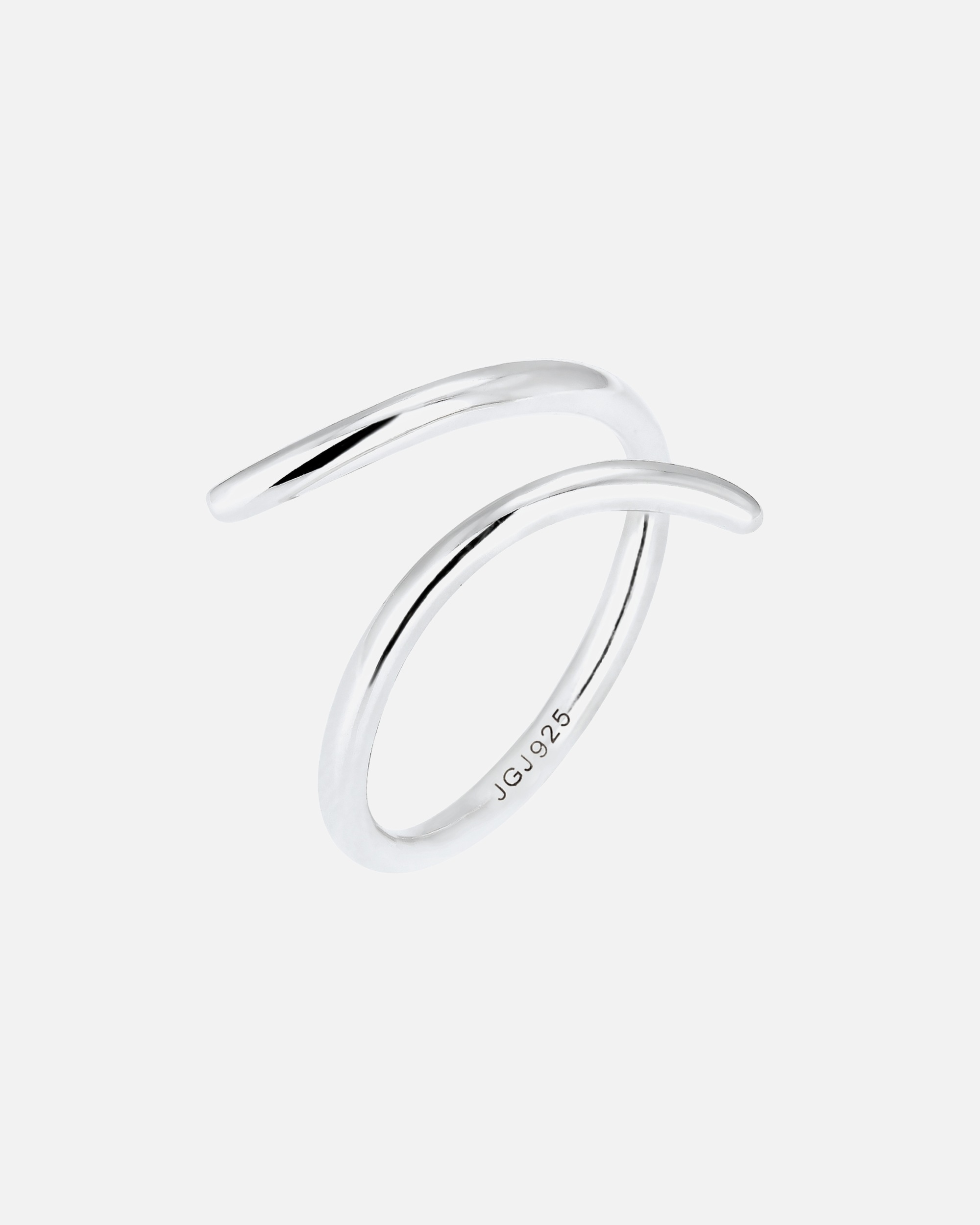 Bague pour Femme Elli Femmes Enroulement Statement Géo en Argent Sterling 925 54