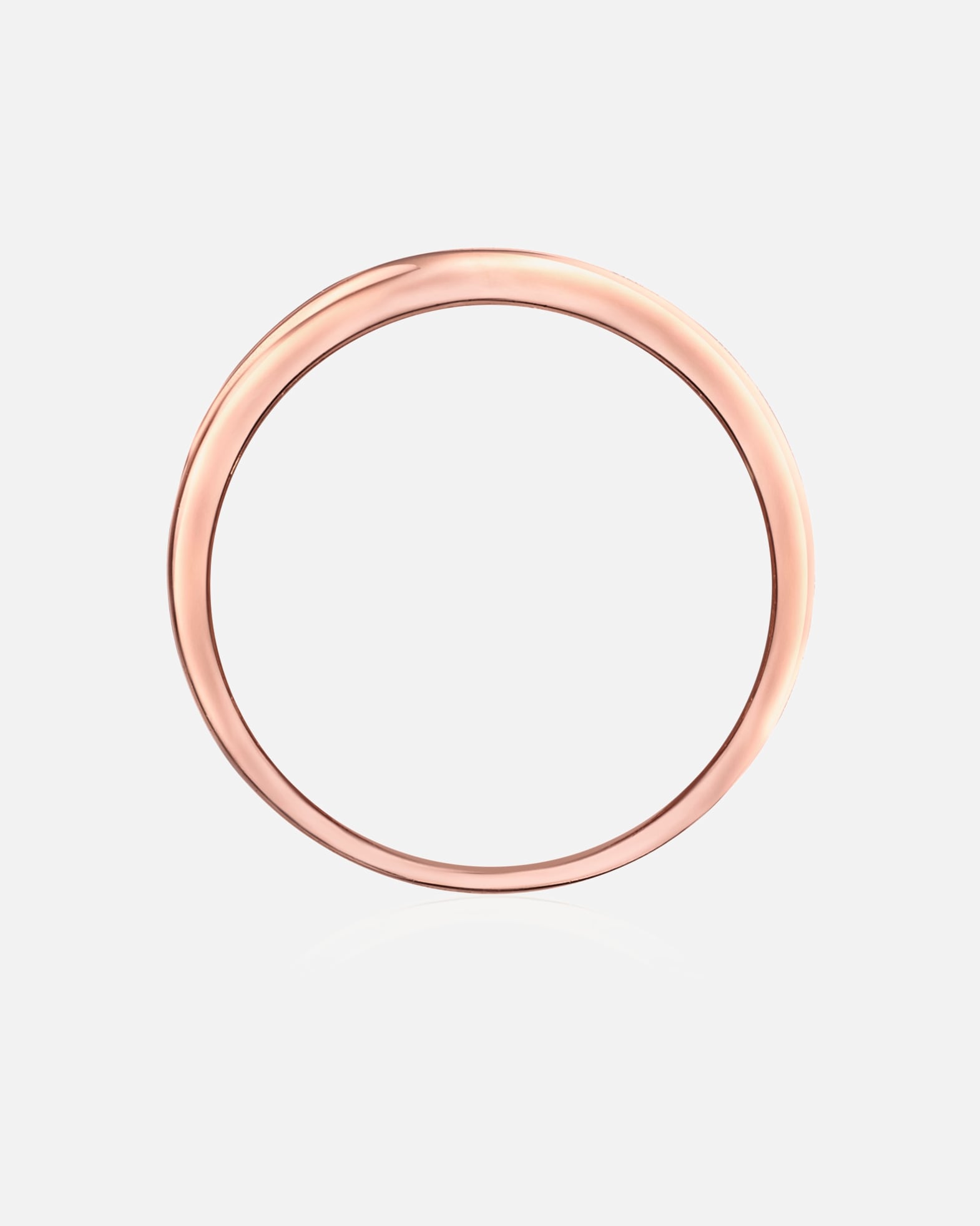 Bague pour Femme Trilani Bague en Argent sterling en Or rose 50