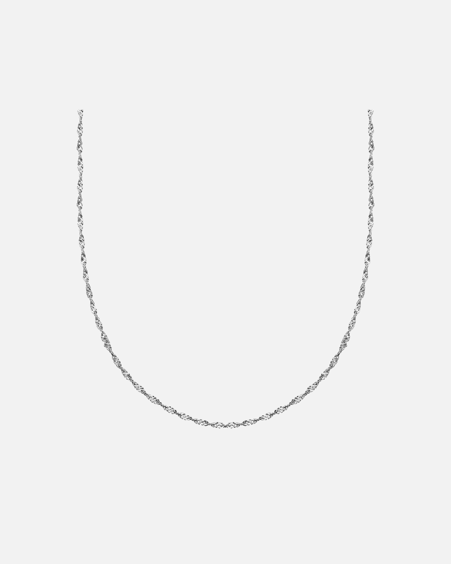Collier pour Femme Eastside Chaîne en Acier inoxydable en Argent 40,0 cm Basiskette + 5,0 cm Verlängerung