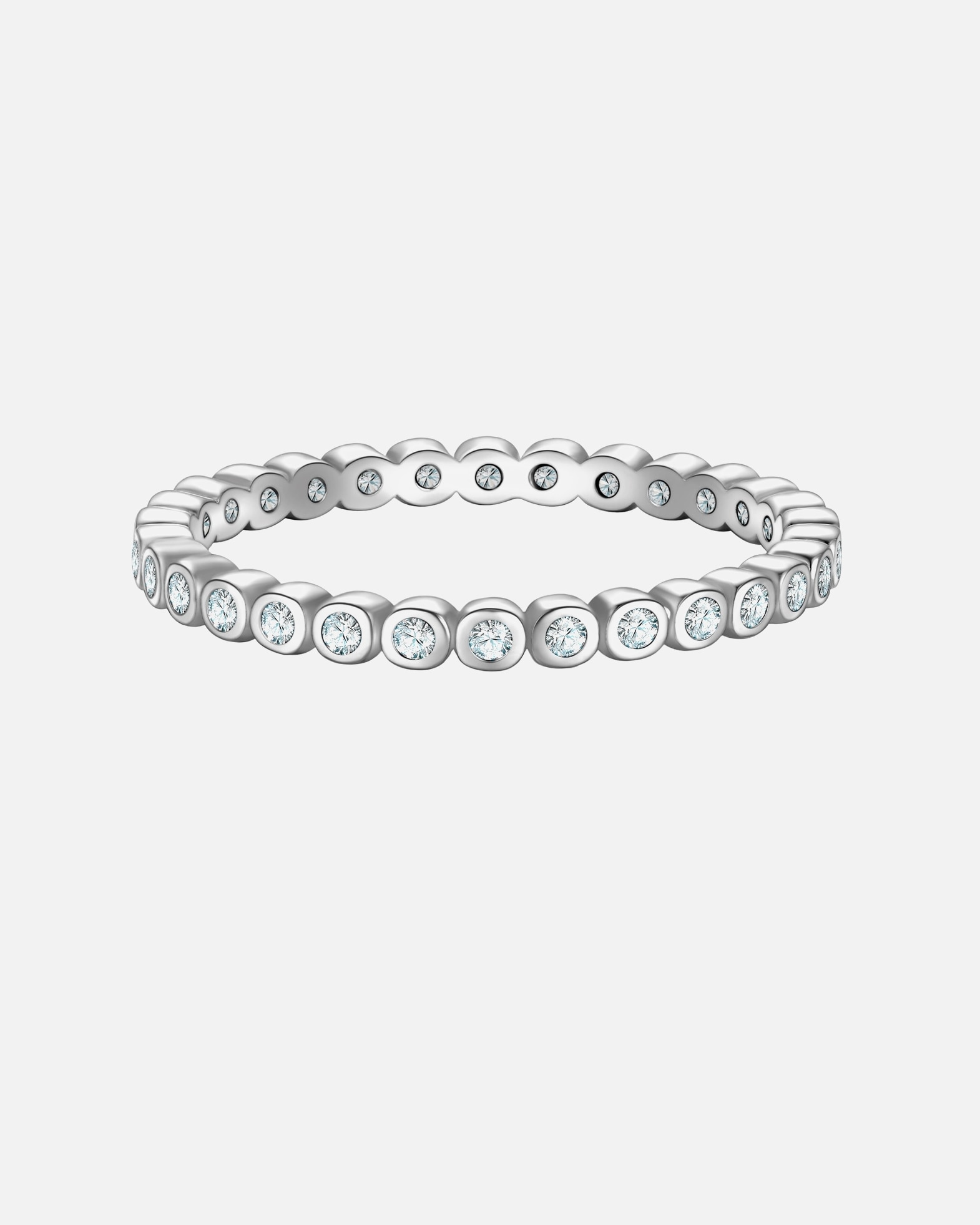 Bague pour Femme Glanzstücke München Bague en Argent Sterling en argent avec Zirconium 58