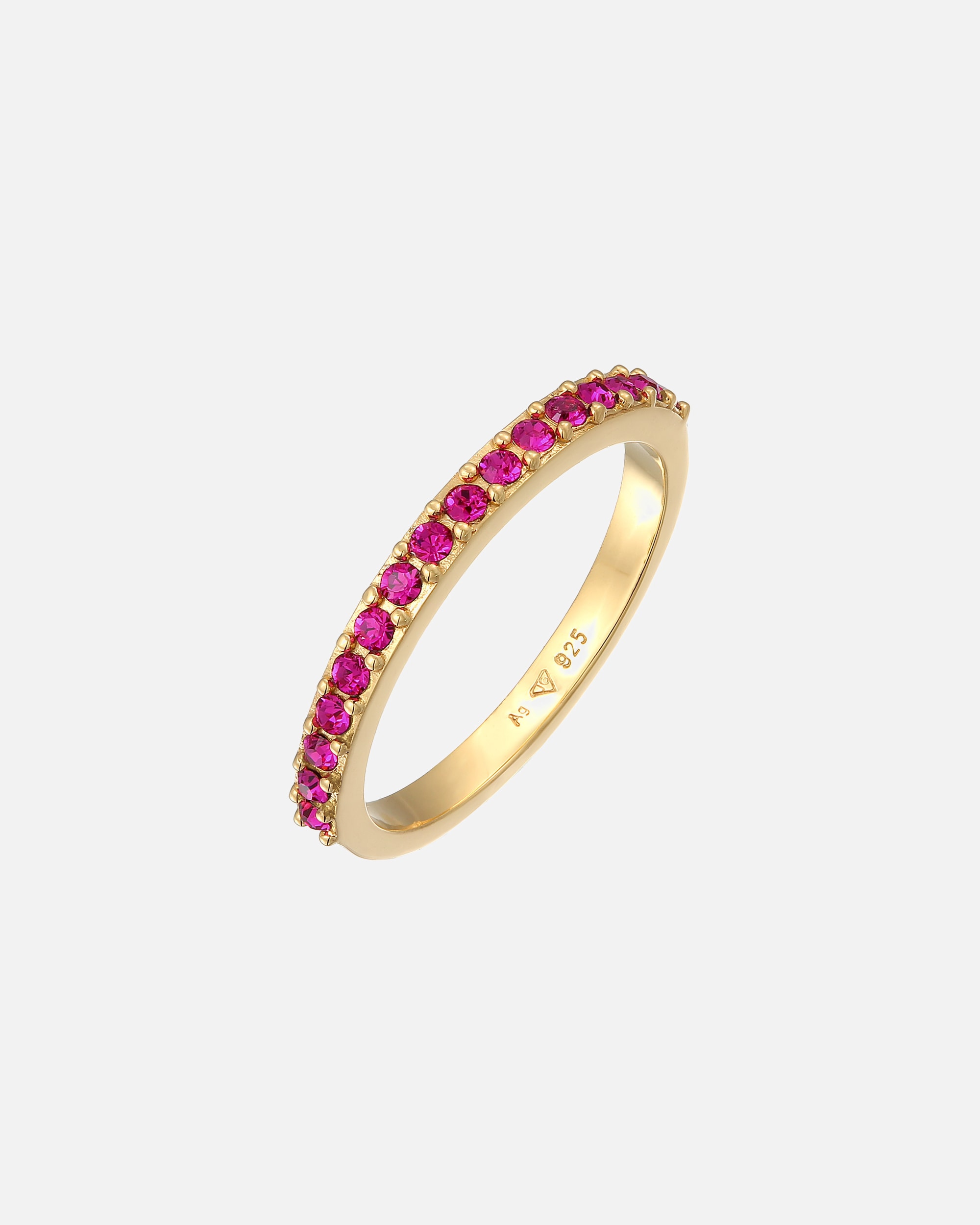 Bague pour Femme Elli Glamoureux Étincelant Cristaux Argent 925 52