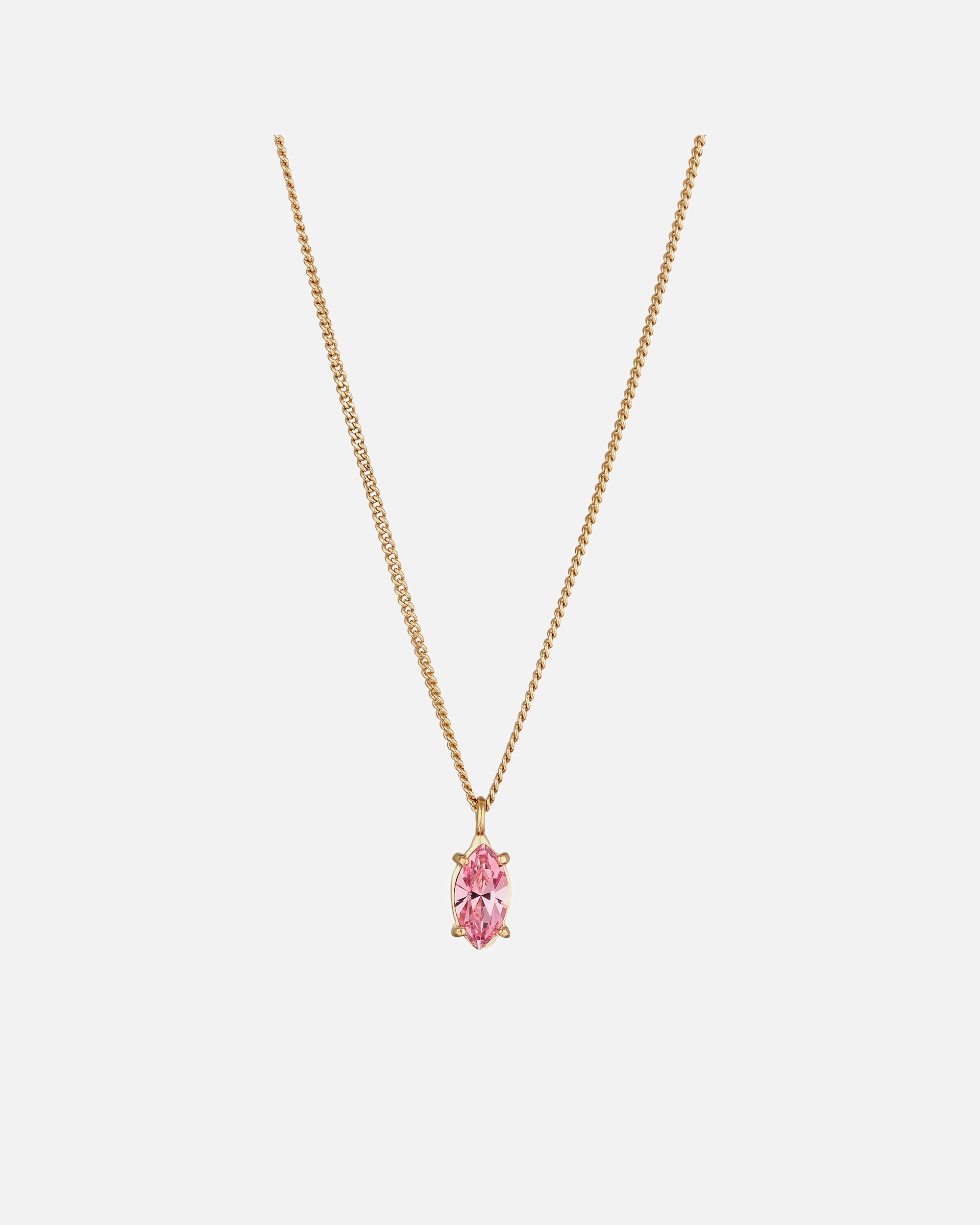 Collier pour Femme Elli Collier court avec pierre ovale Cristaux de verre Rose 925 Sterling Silver goldfarben