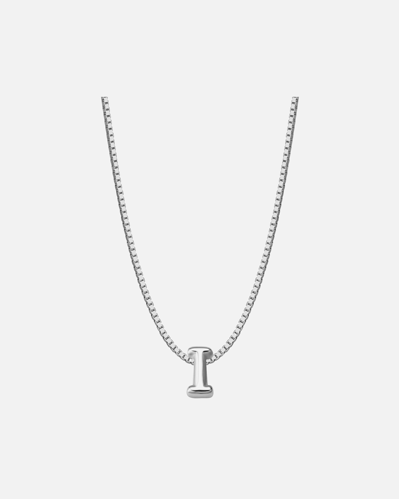 Collier pour Femme Glanzstücke München Collier Lettre I en Argent Sterling en argent 40,0 cm Basiskette + 5,0 cm Verlängerung