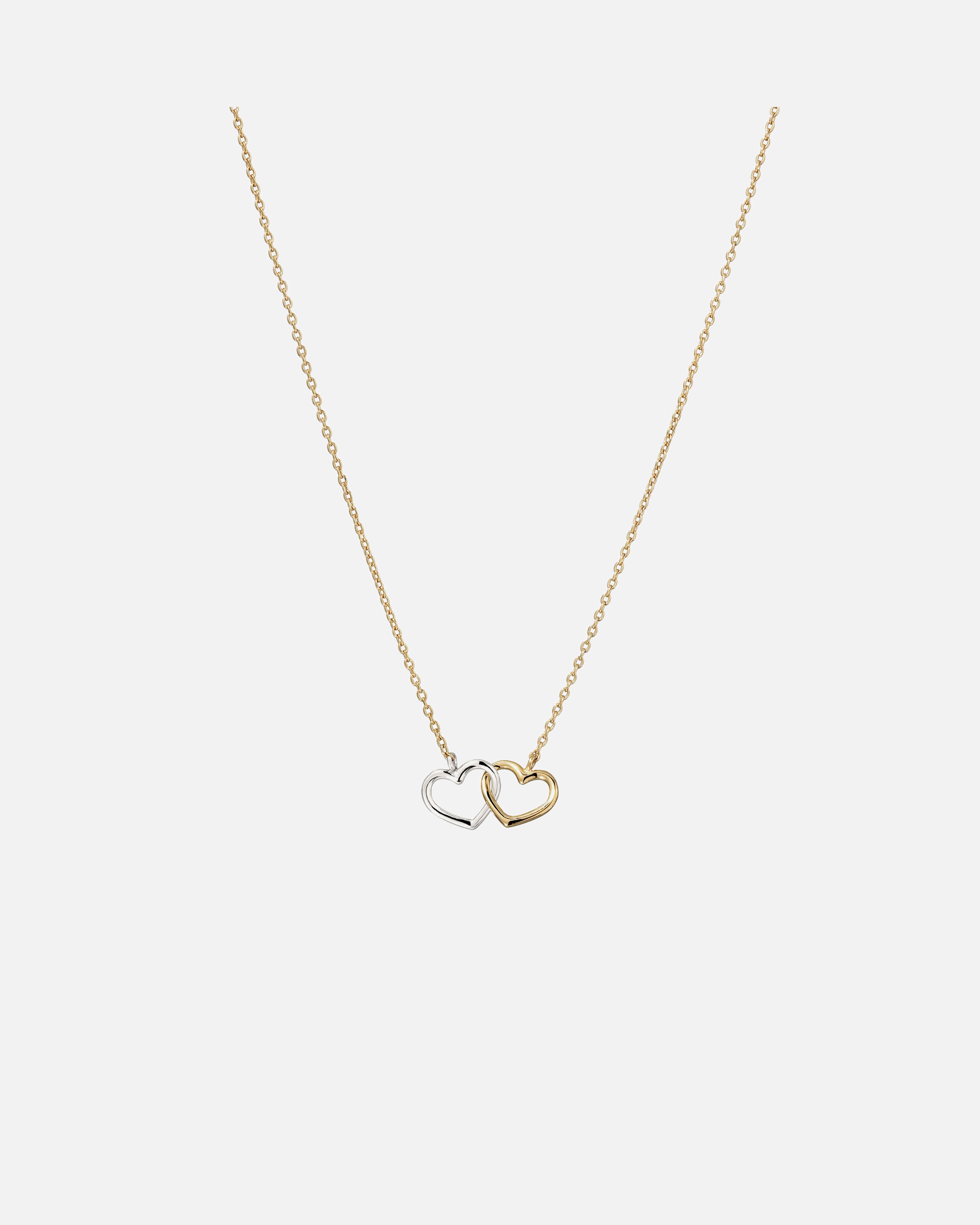 Collier pour Femme Elli Collier avec pendentif Cœur 925 Sterling Silver Gold-plated 45