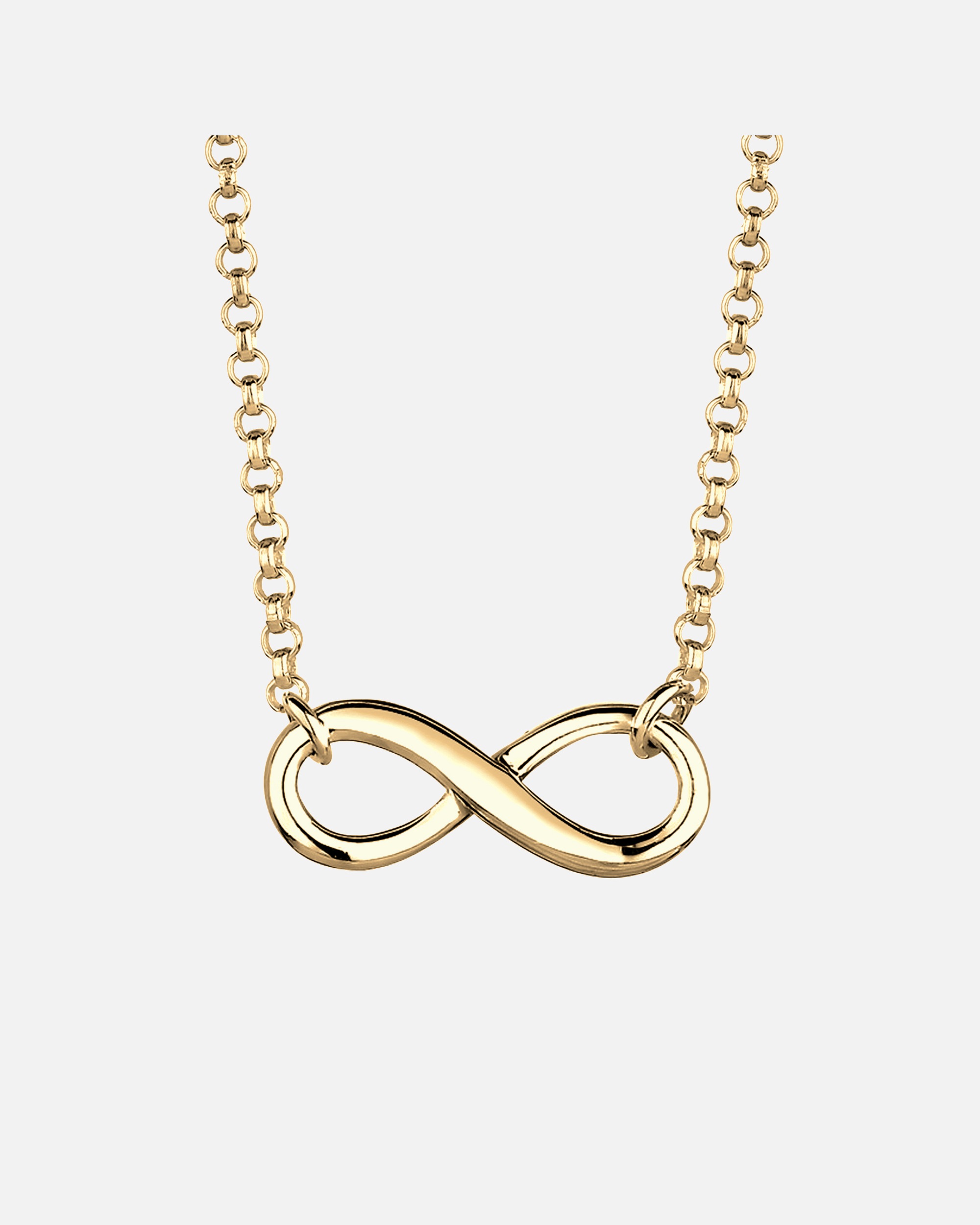 Collier pour Femme Elli Choker Infinity Symbole Infinité Argent 925 goldfarben