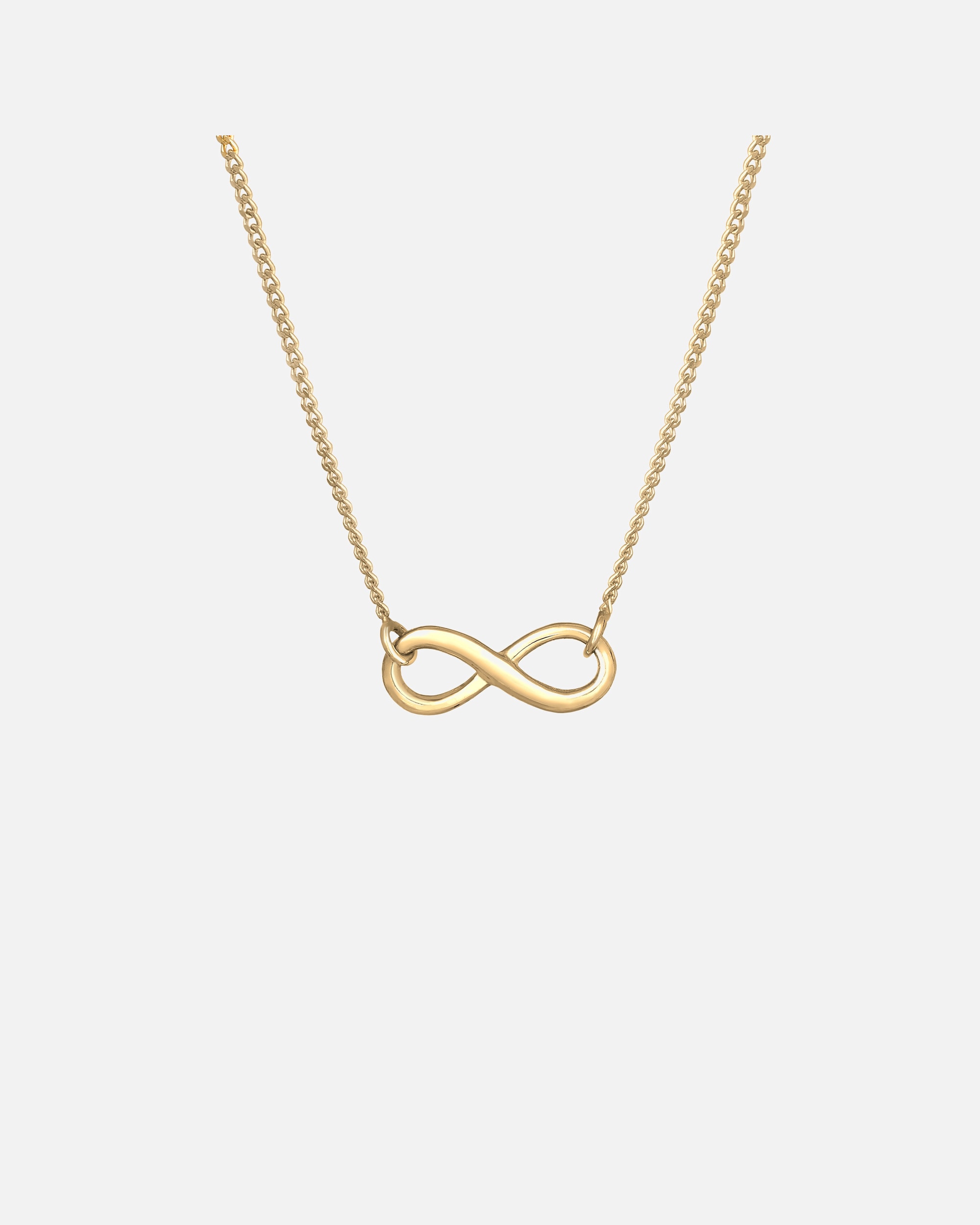 Collier pour Femme Symbole de l'infini en Argent 925 goldfarben