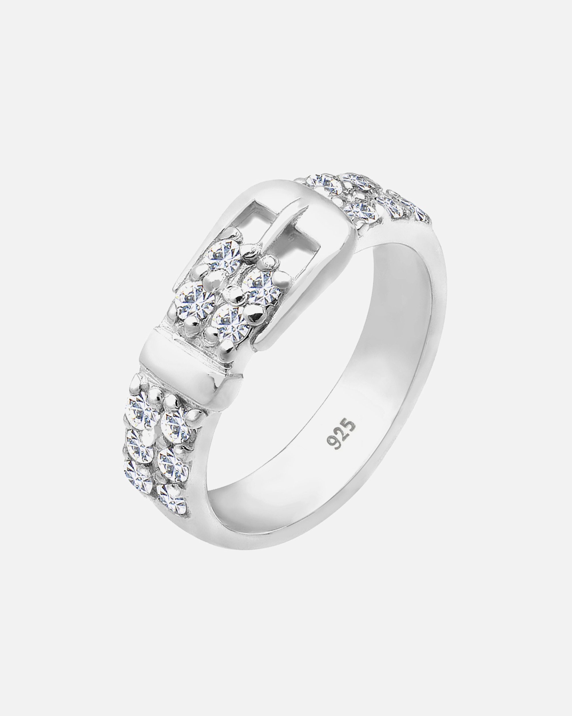 Bague pour Femme Elli Ceinture Cristaux Argent 925 52