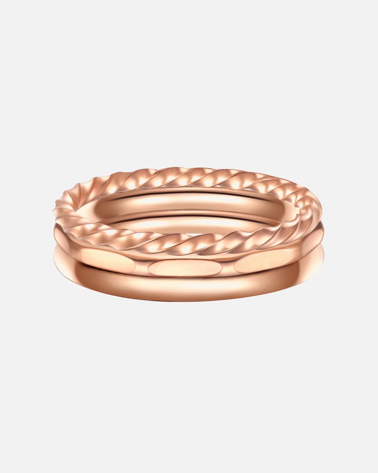 Bague pour Femme Eastside Bague en acier inoxydé Acier inoxydable en Or rose 56