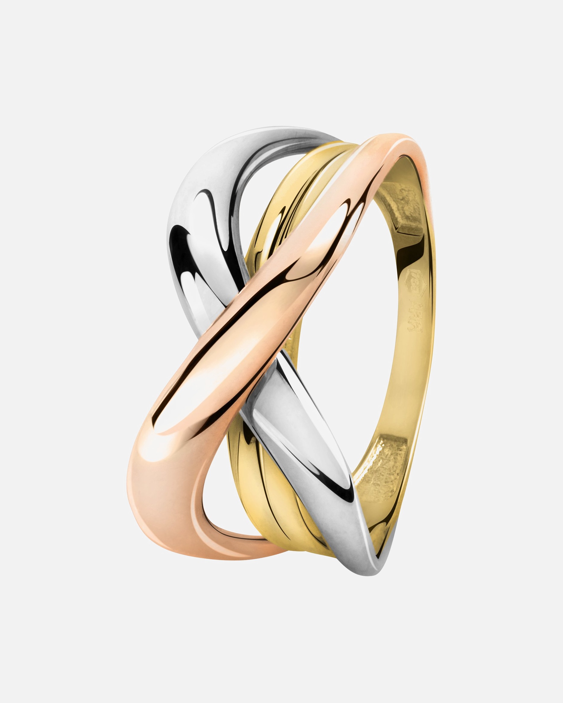 Bague pour Femme CHRIST Bagues tricolore 50