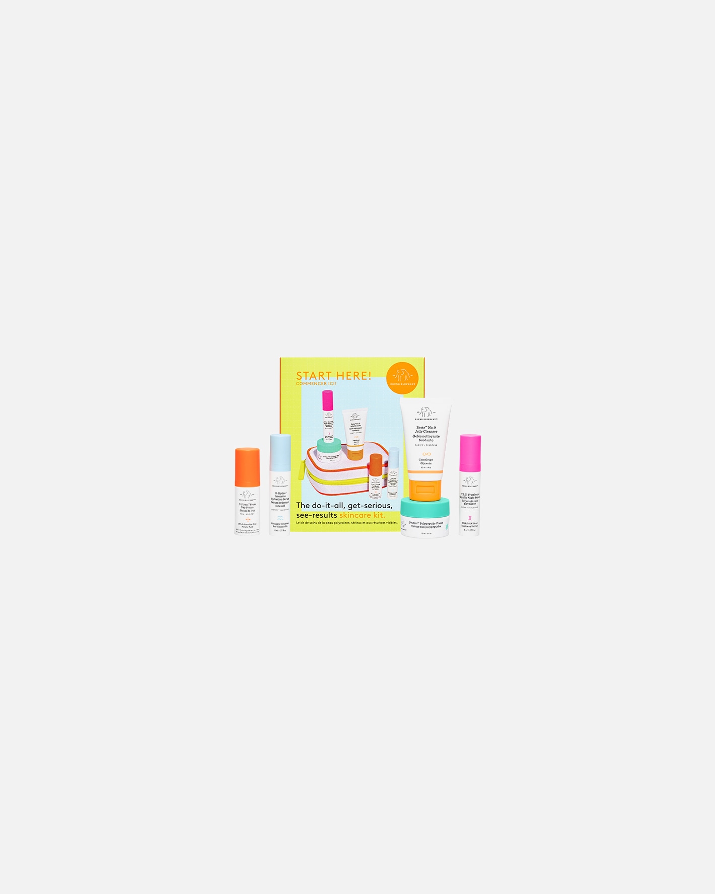 pour Unisexe Drunk Elephant LITTLES 8.0 KIT LITTLES 8.0 KIT