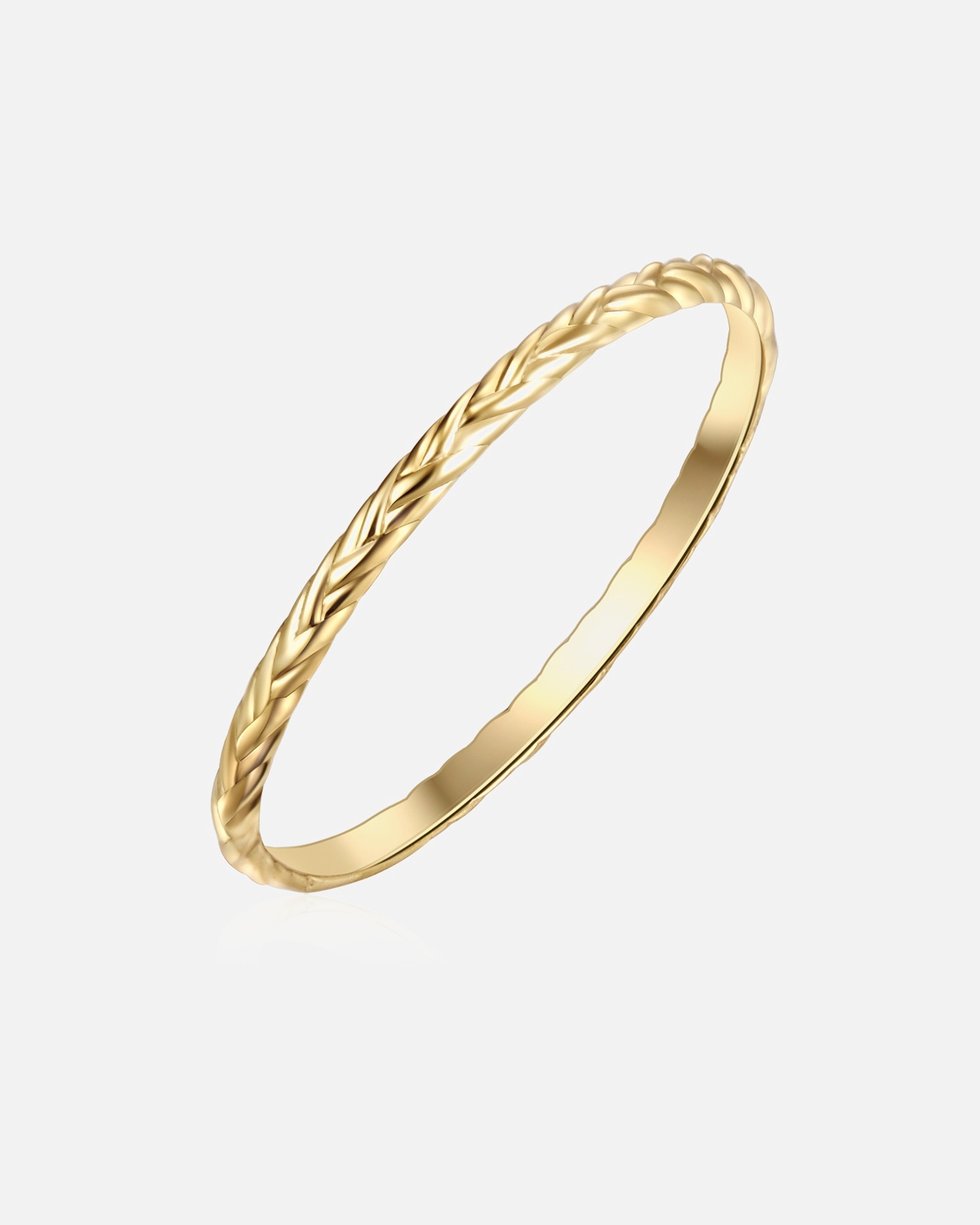 Bague pour Femme Glanzstücke München Bague en argent Argent sterling en Or jaune 56