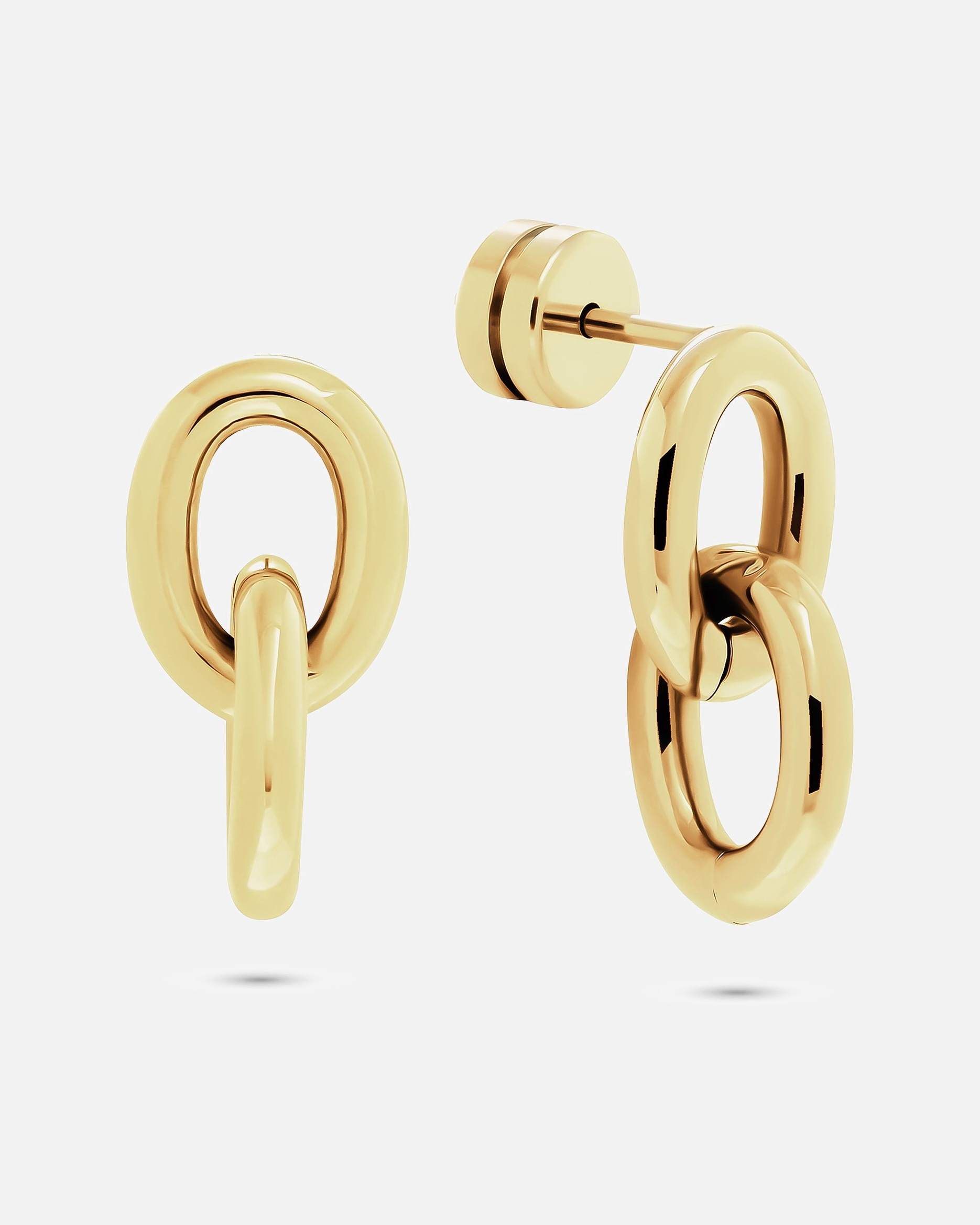 Boucles d'oreilles pour Femme GMK Collection Boucles d'oreilles or jaune