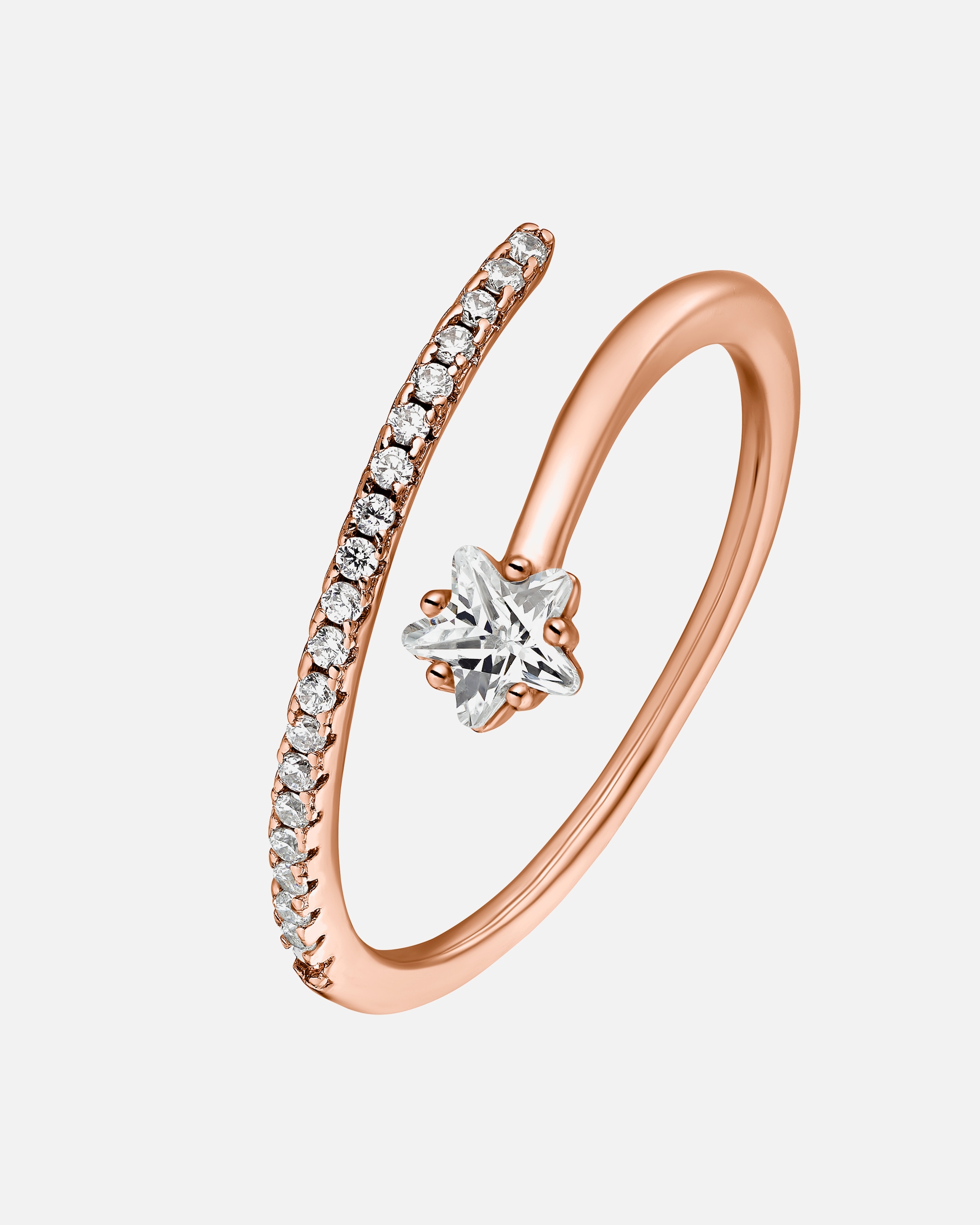 Bague pour Femme Heideman Bague Jella couleur or rose 50 (15.9)