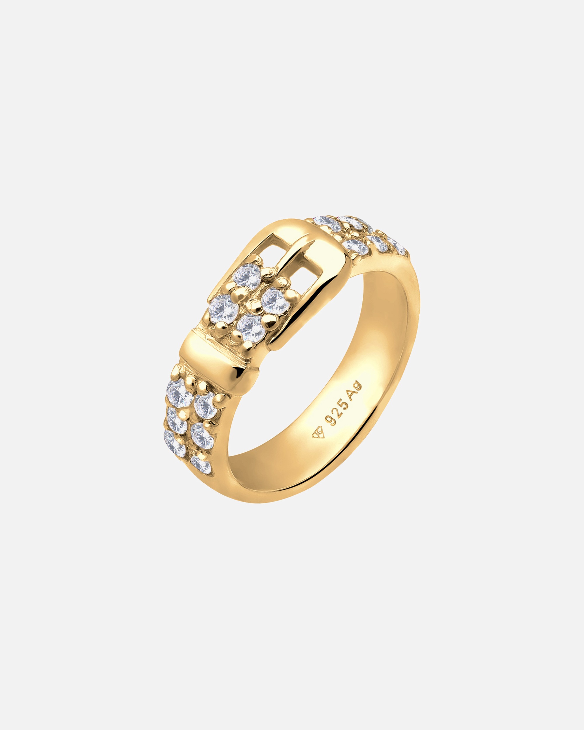 Bague pour Femme Elli Ceinture Cristaux Argent 925 58