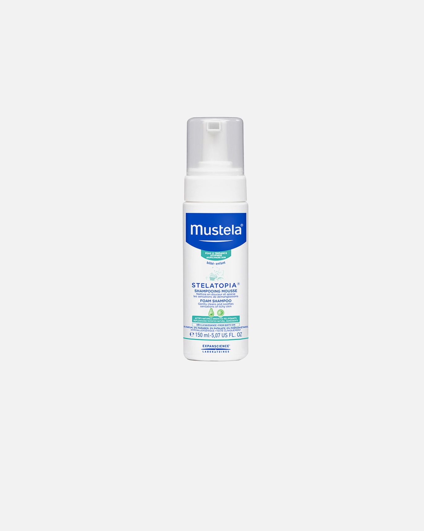 Shampooing bébé pour Unisexe Mustela Shampoing mousse STELATOPIA 150 ml