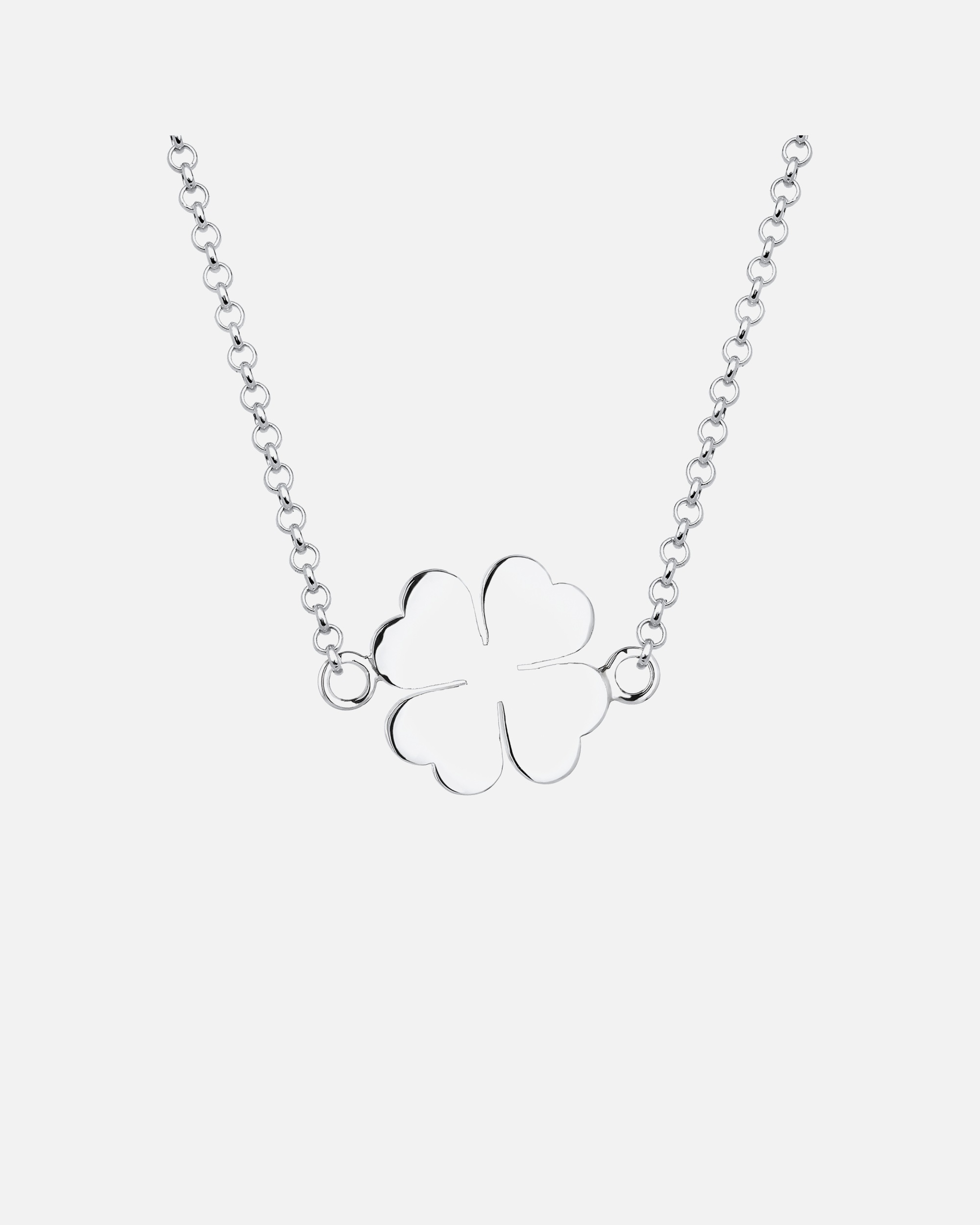 Collier pour Femme Elli Trèfle à quatre feuilles porte-bonheur talisman Argent 925 silberfarben